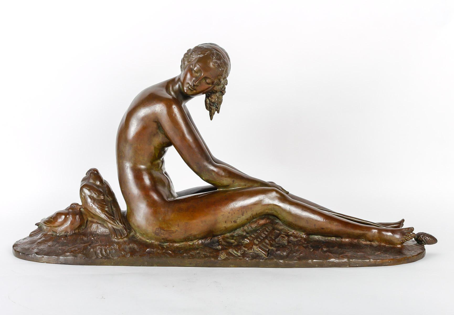 Bronze Sculpture by J. Cormier, Art Deco Period, Circa 1930. 6