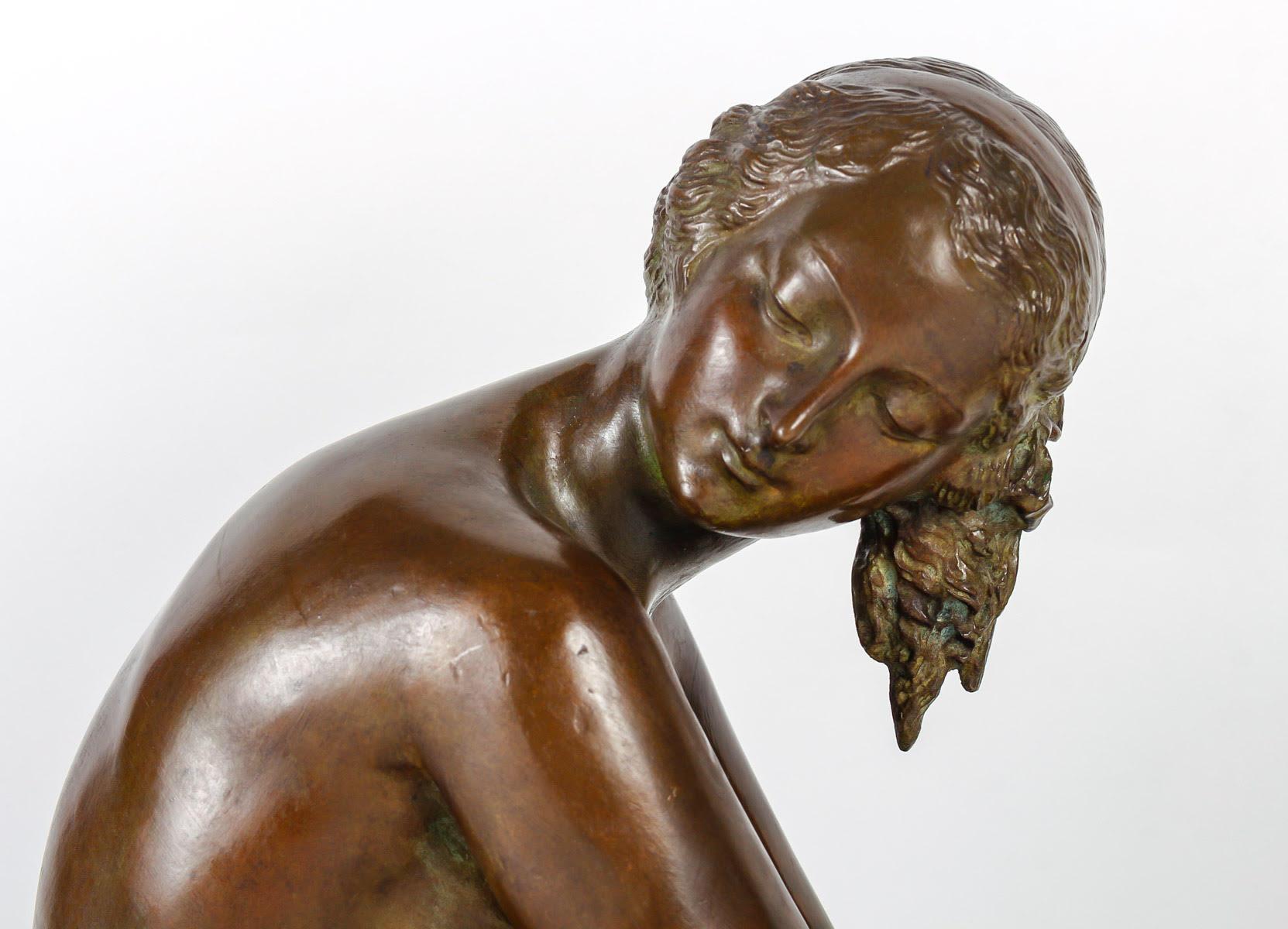 Bronze sculpture by J. Cormier, Art Deco period, circa 1930.

Bronze, Art Deco period sculpture, 1930 by J. Cormier .

Dimensions: h: 35cm, w: 73cm, d: 18cm