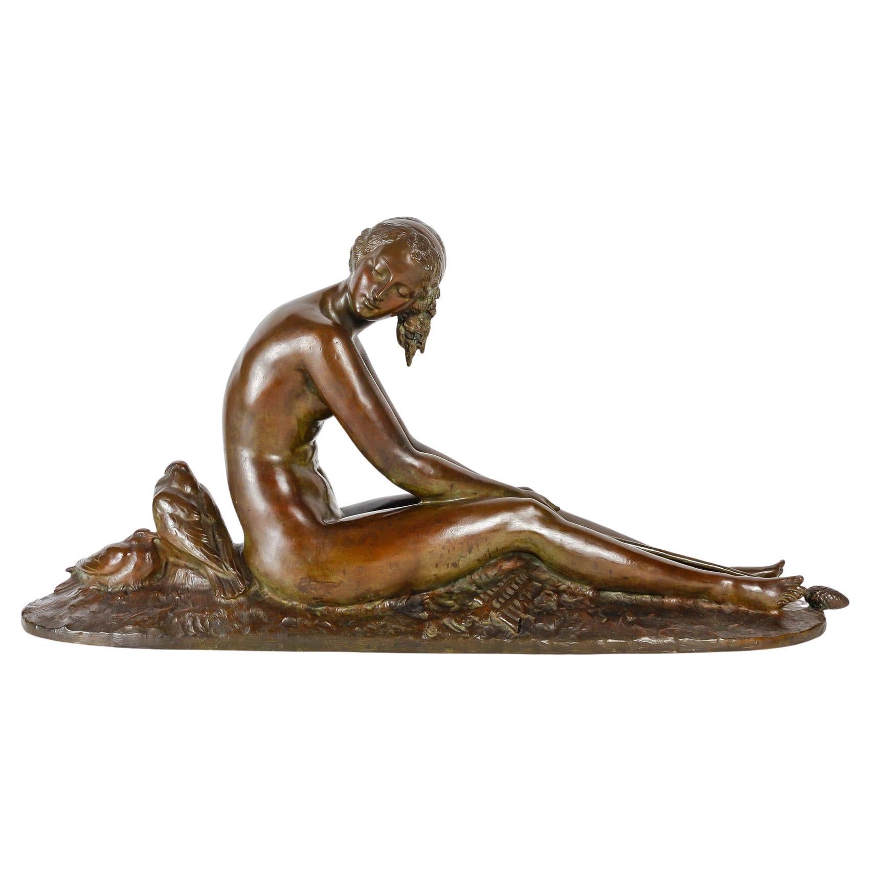 Bronze Sculpture by J. Cormier, Art Deco Period, Circa 1930.