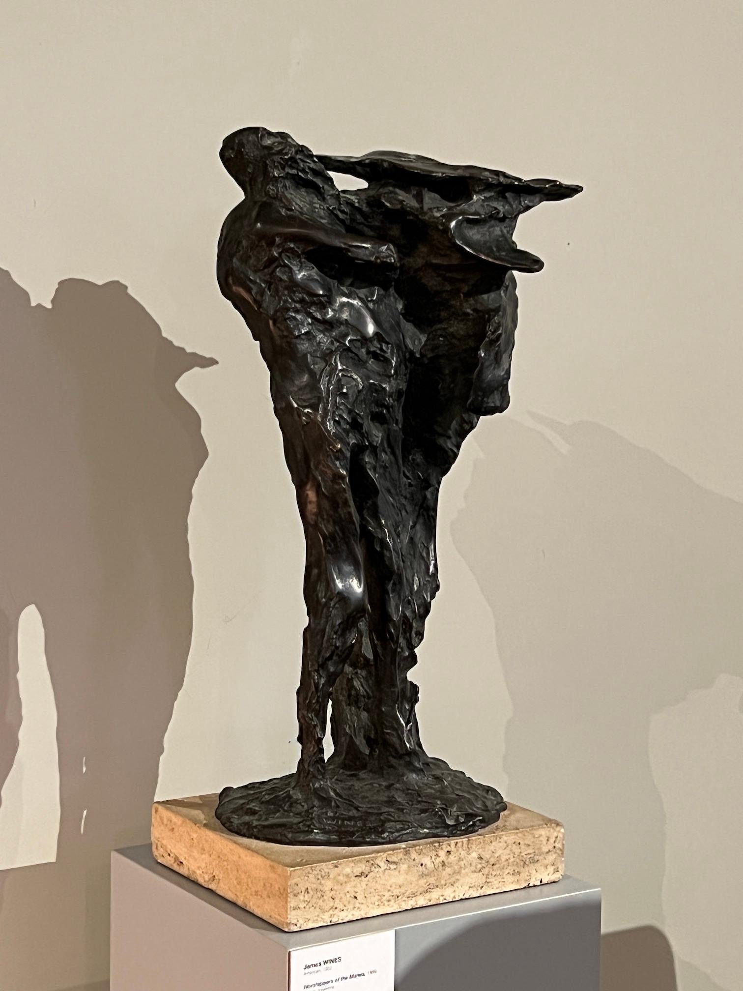 Mid-20th Century Bronze Sculpture by James Wines, 1959 For Sale