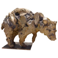 Bronze Sculpture by Jean-François Gambino, Bear, Animal Sculpture