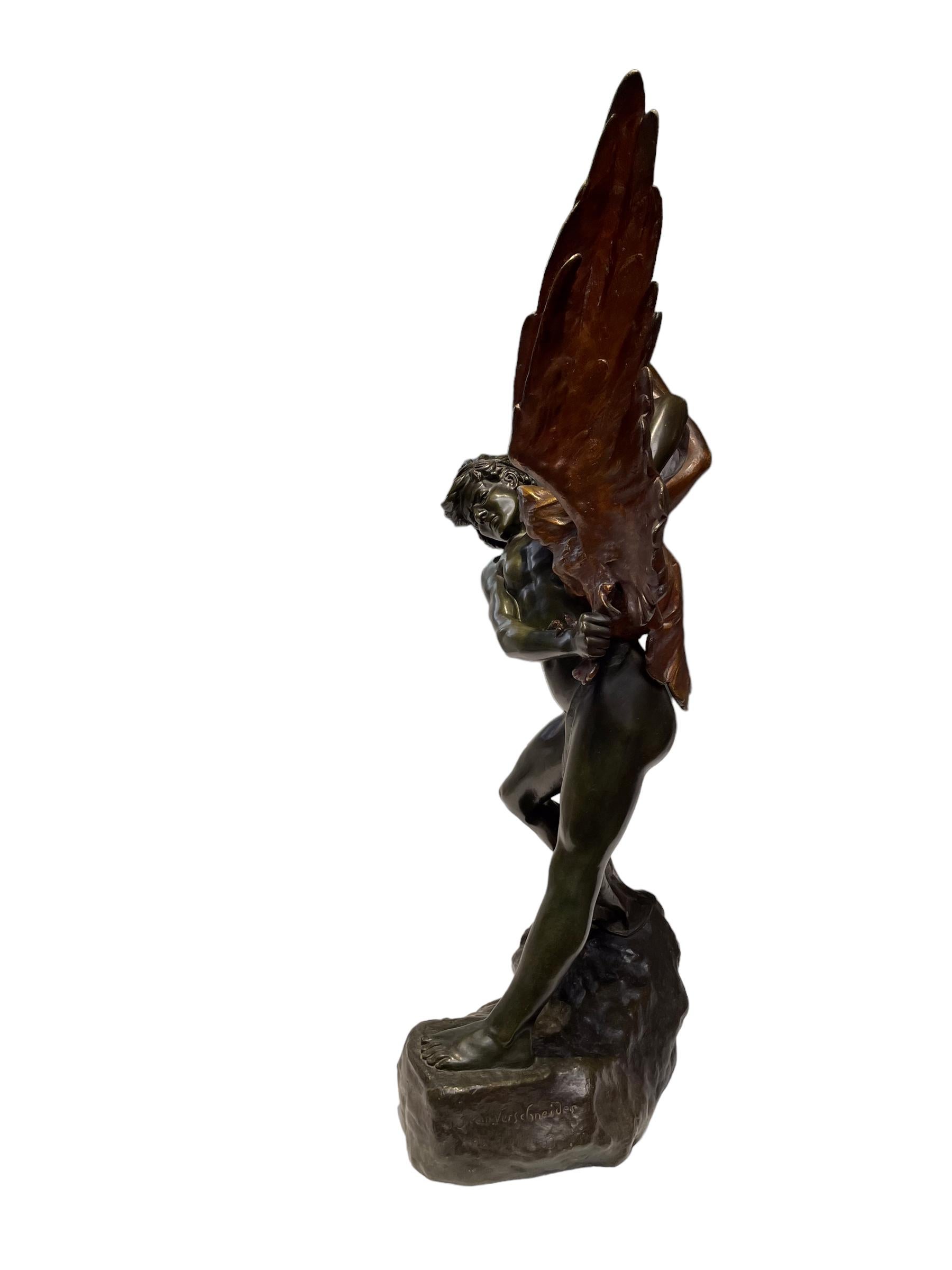 French Bronze Sculpture by Jean Verschneider