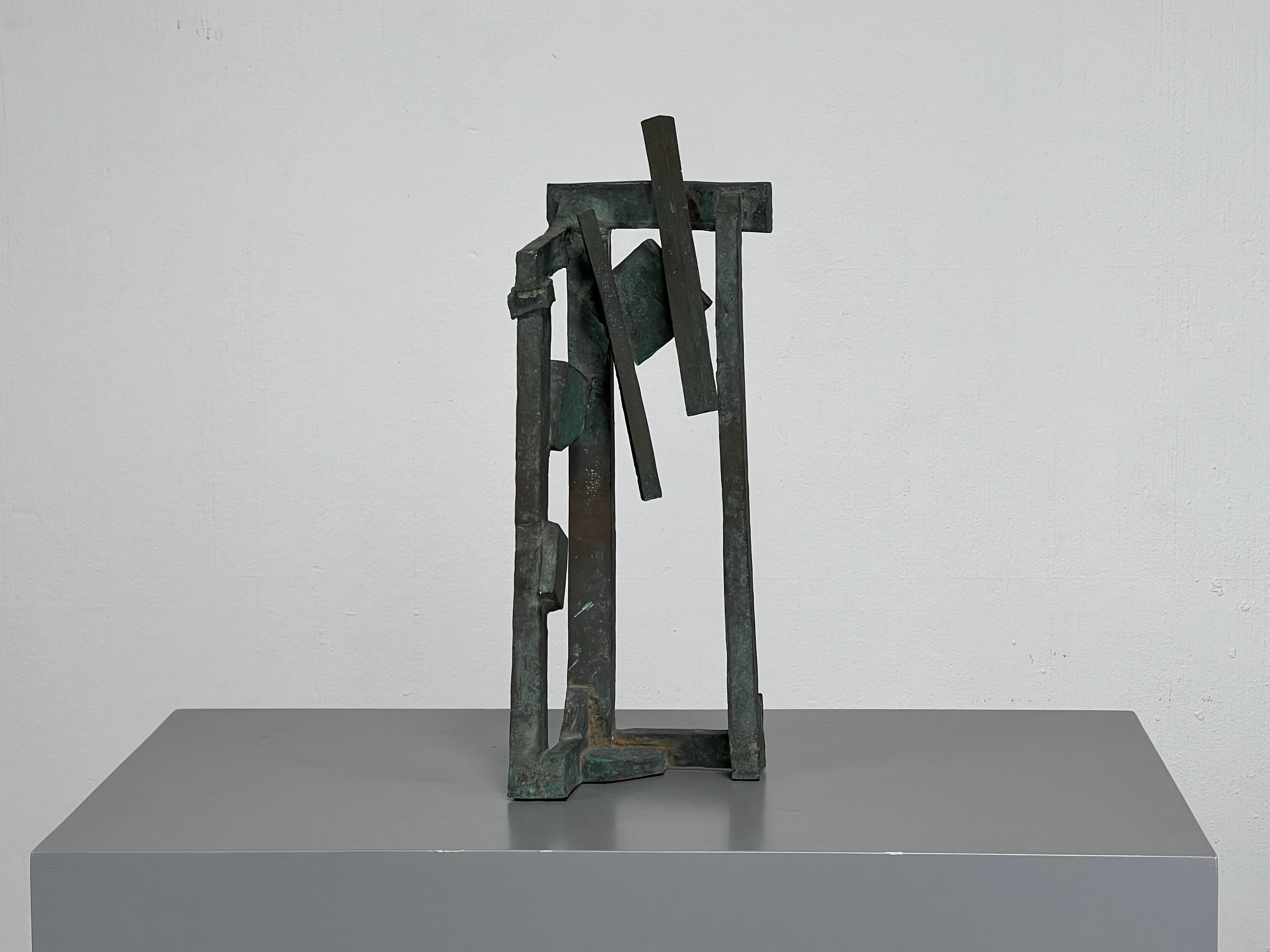 Anche se di piccole dimensioni, questo bronzo del 1982 di Joel Perlman (nato nel 1943) ha un grande impatto visivo. Da 30 anni scultore di successo a New York, le sue opere fanno parte delle collezioni permanenti dei principali musei americani, del
