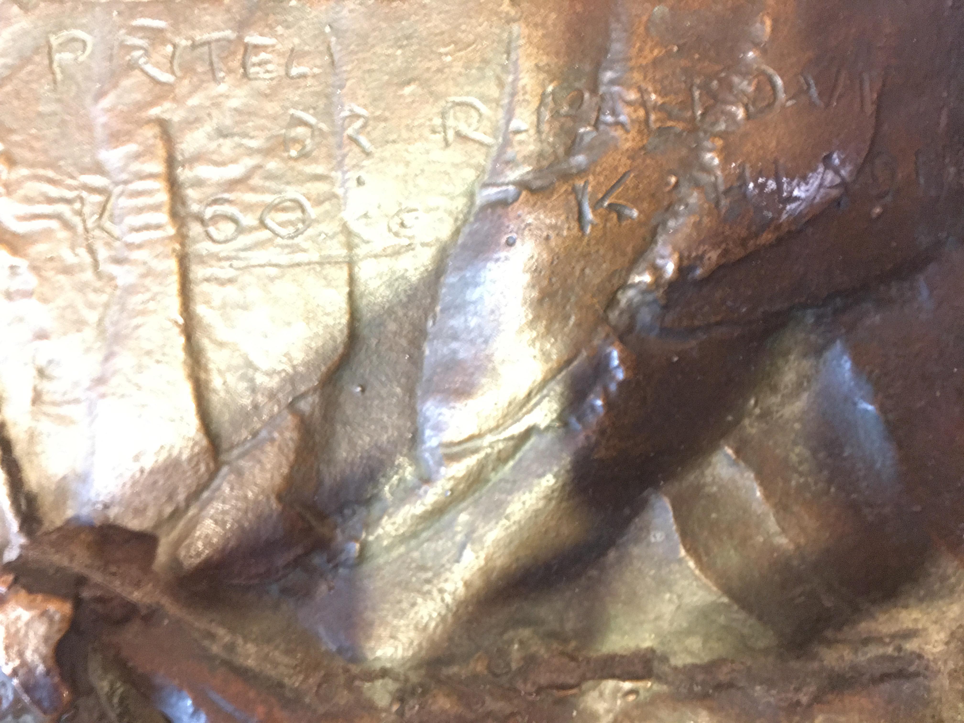 Bronze Sculpture by Karel Hladik Depicting a Bull In Excellent Condition For Sale In Saint-Ouen, FR