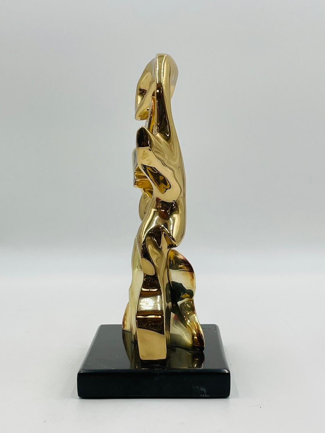 Bronze Sculpture by Kieff Grediaga, Signed For Sale 3