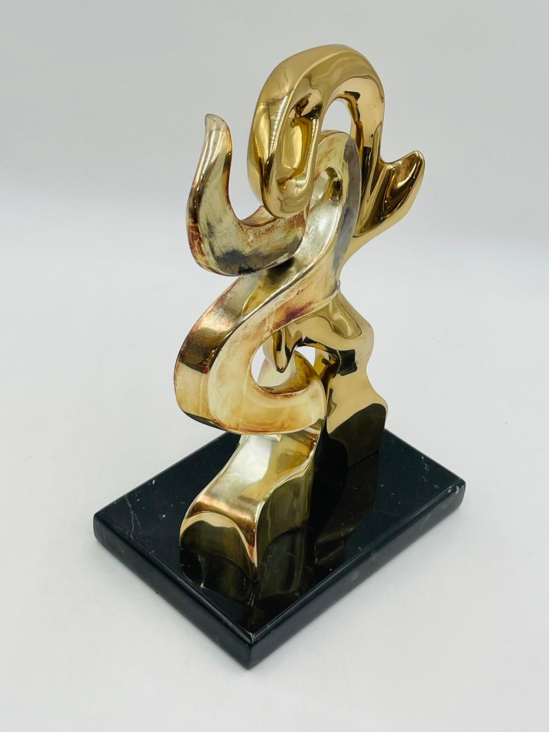 Fin du 20e siècle Sculpture en bronze de Kieff Grediaga, #6/9 signée en vente
