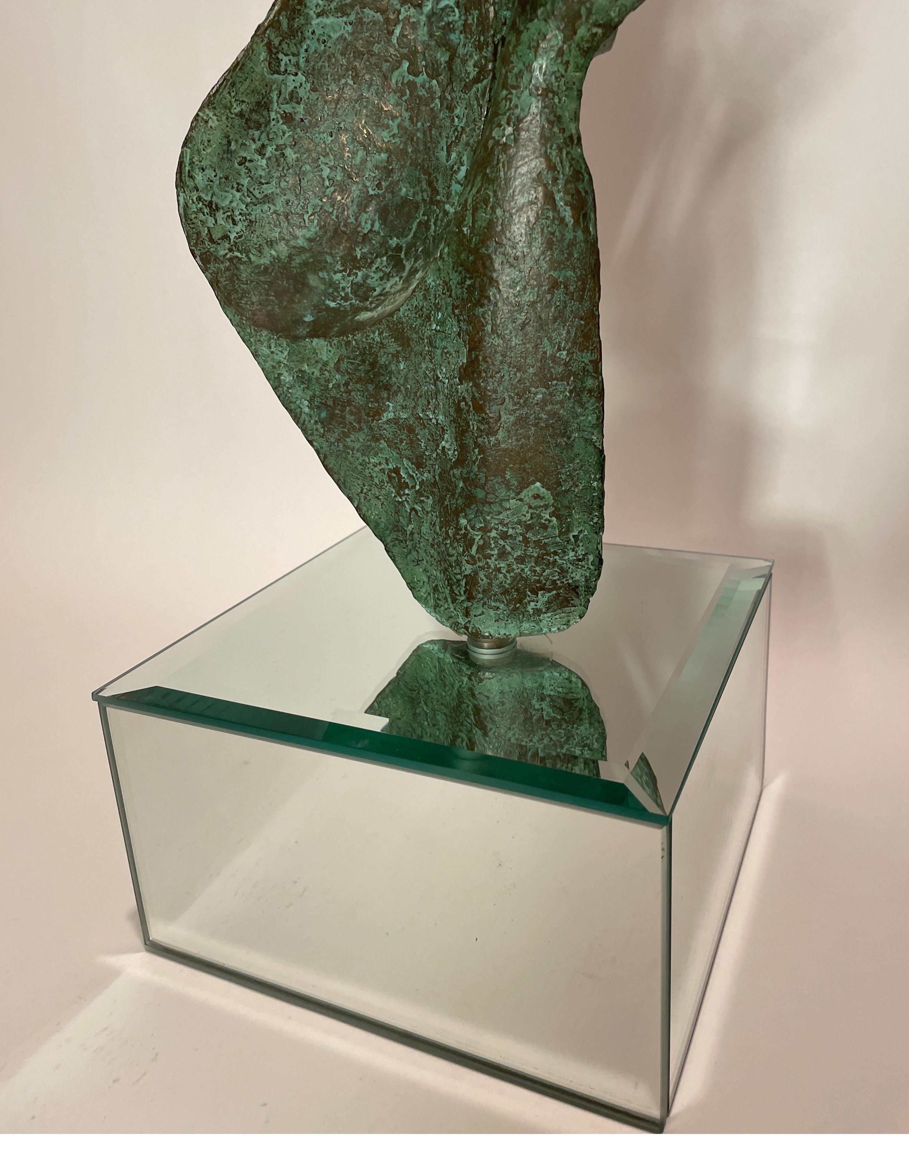 Bronze Sculpture by Leonardo Nierman, Signed and Numbered In Good Condition For Sale In Chicago, IL