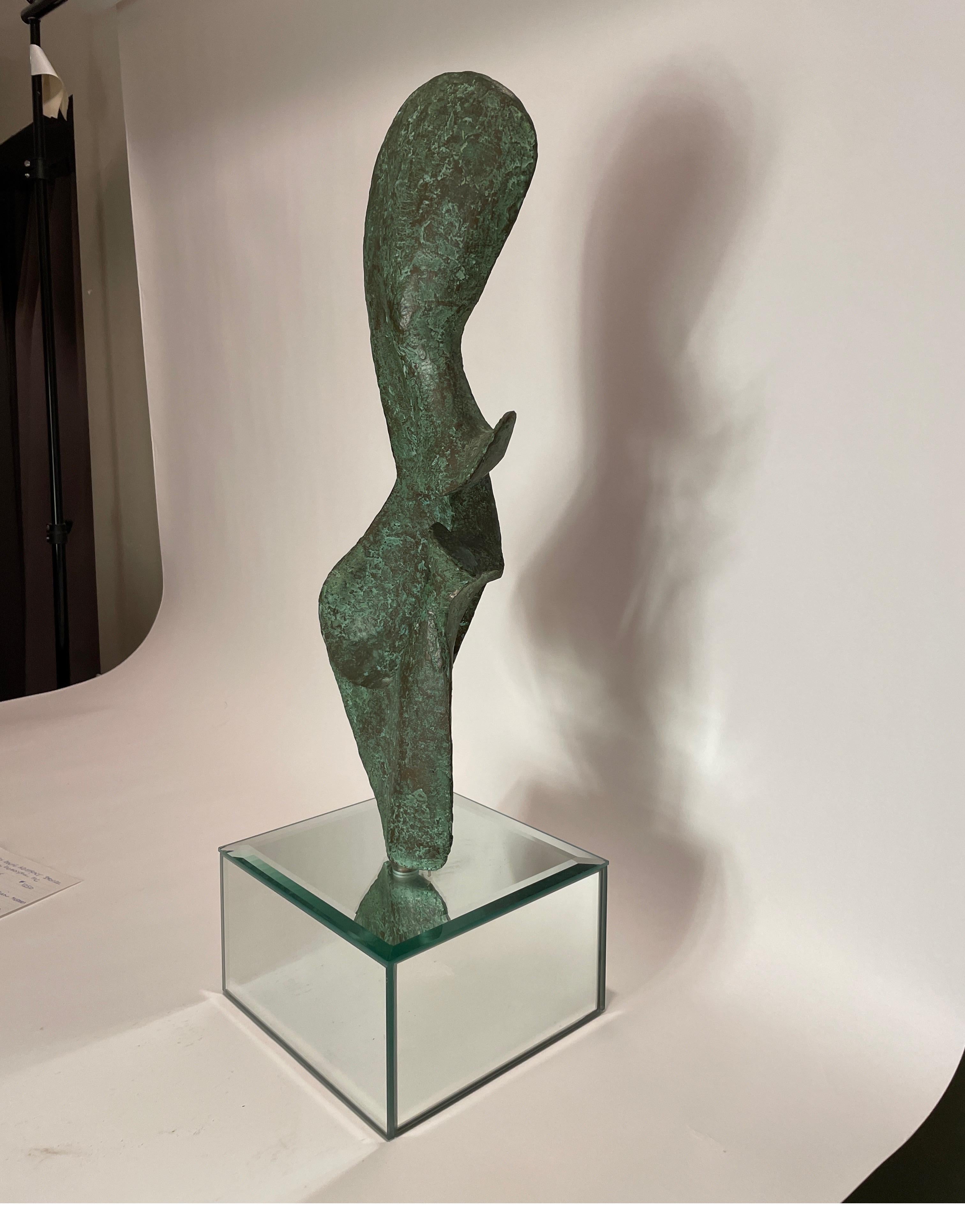 Mid-20th Century Bronze Sculpture by Leonardo Nierman, Signed and Numbered For Sale