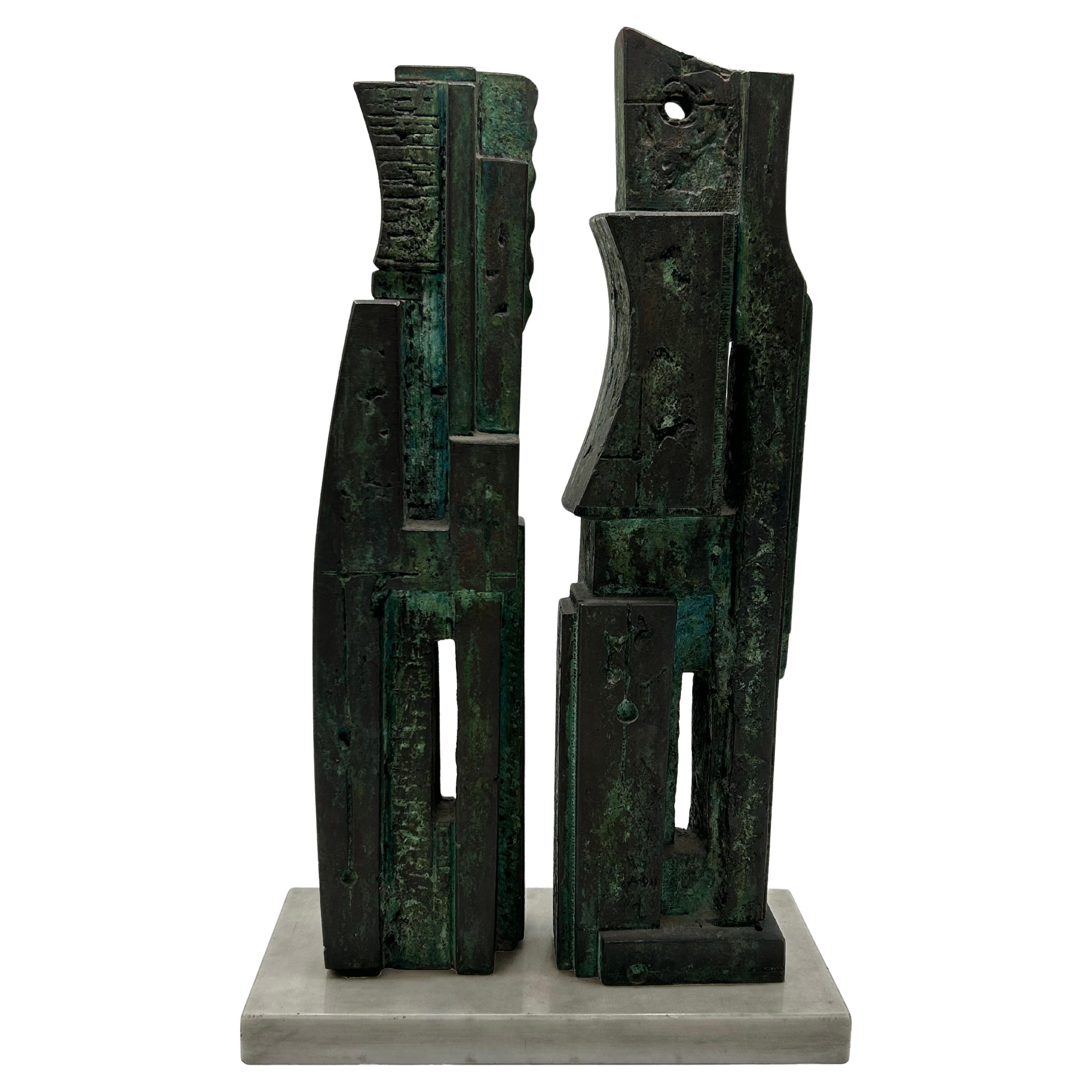 Scultura in bronzo di Libero Badii, Figura astratta