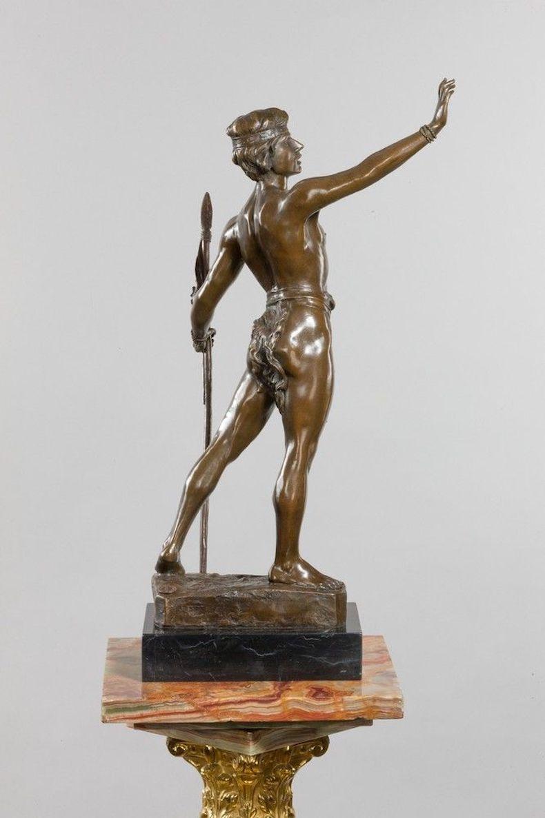Spanish Bronze Sculpture by Luis Domenech Vicente For Sale