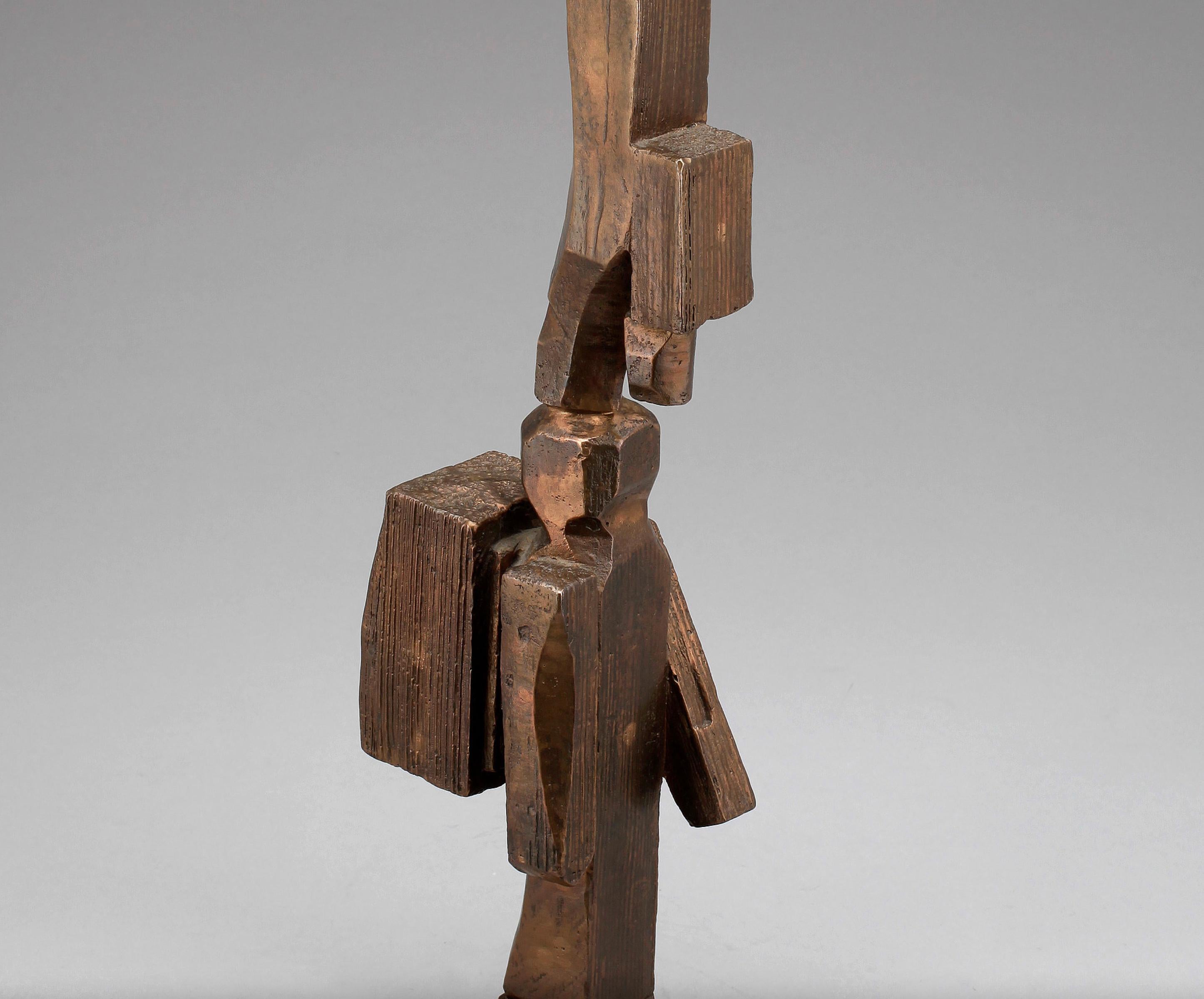 Scandinave moderne Sculpture « The Astronaut » de Martin Holmgren, Suède, 1960, signée en vente