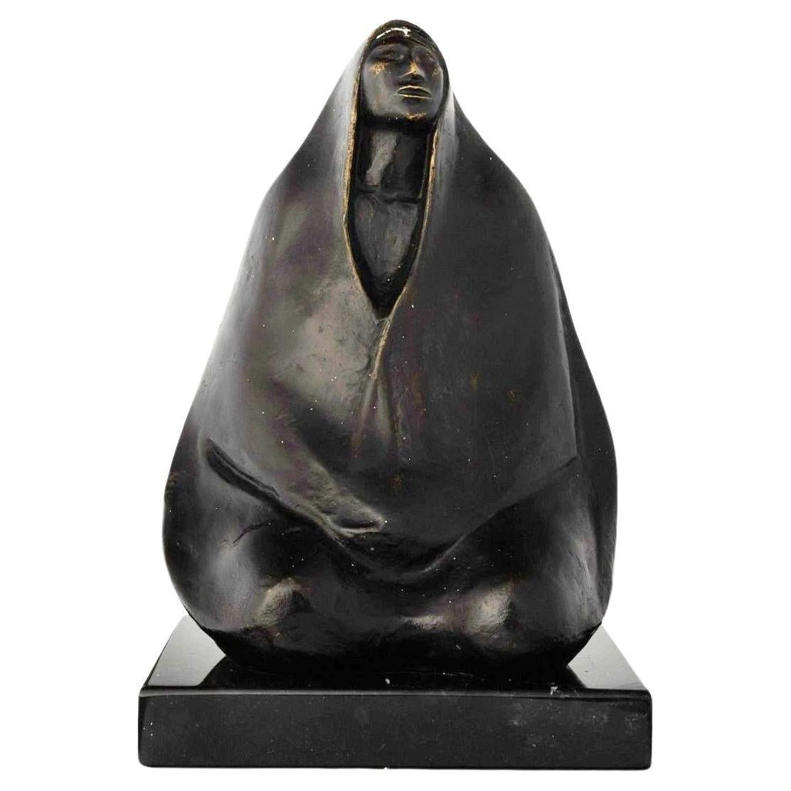 Bronze Sculpture by Jorge Luis Cuevas (Mexico 1922) Dated, Signed & Numbered For Sale