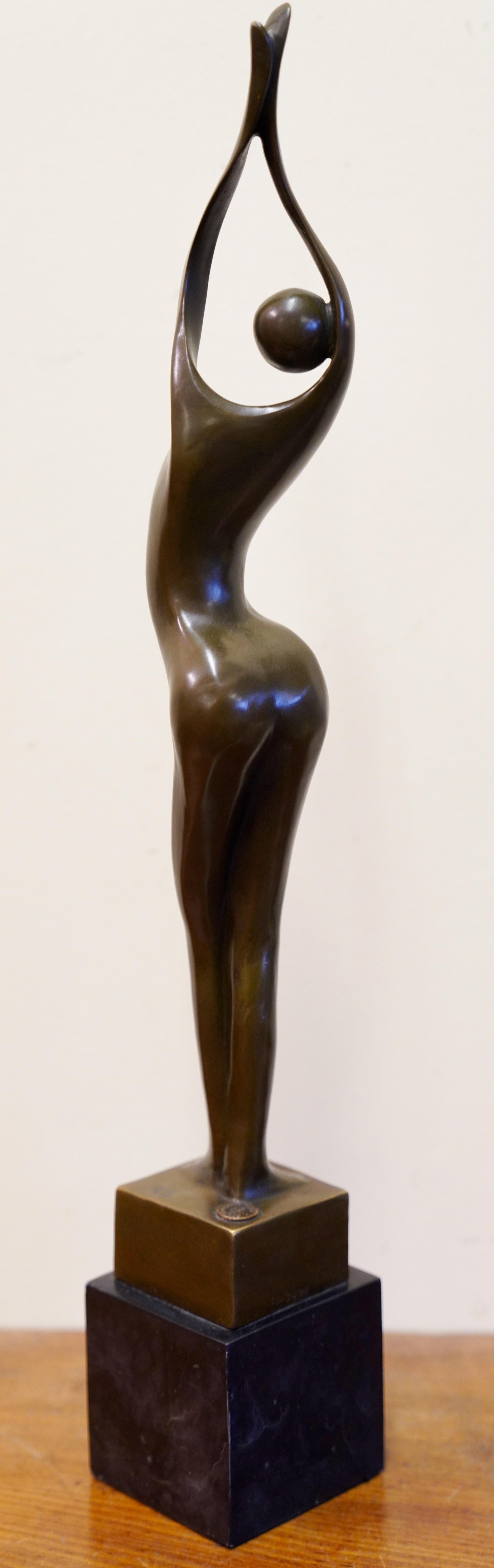 XX secolo Scultura in bronzo di Miguel Fernando López, 