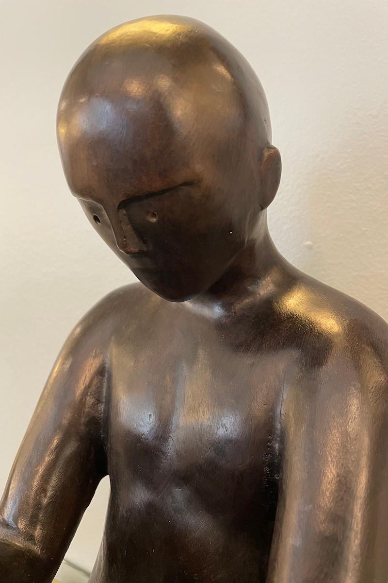 Scultura in bronzo di Mimmo Paladino in vendita 7