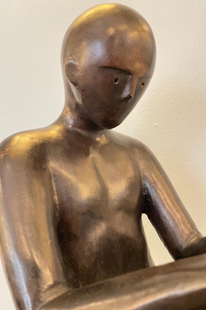 Italiano Scultura in bronzo di Mimmo Paladino in vendita