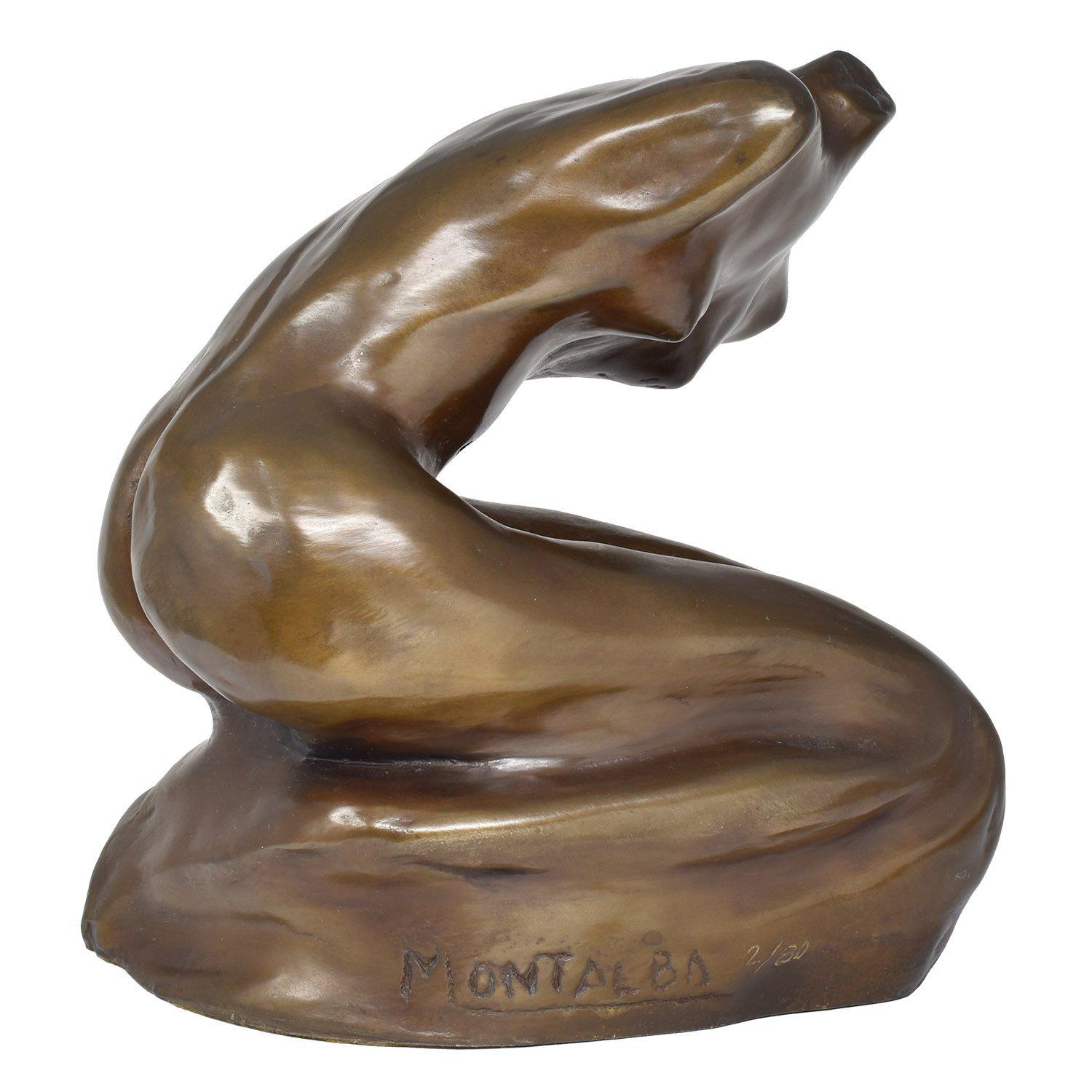 Bronze sculpture by Montalba

Undated
Bronze
6.5 h x 6.25 x 3.75 in. / 16.5 x 16 x 9.5 cm
Signed “Montalba,” edition 2 of 80.