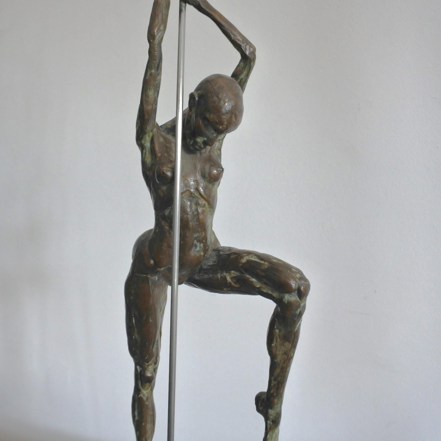 Francese Scultura in bronzo di Nicolas Lavarenne 1998