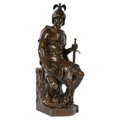 Bronze-Skulptur von Paul Dubois, 19. Jahrhundert, Zeit Napoleon III.-Periode.