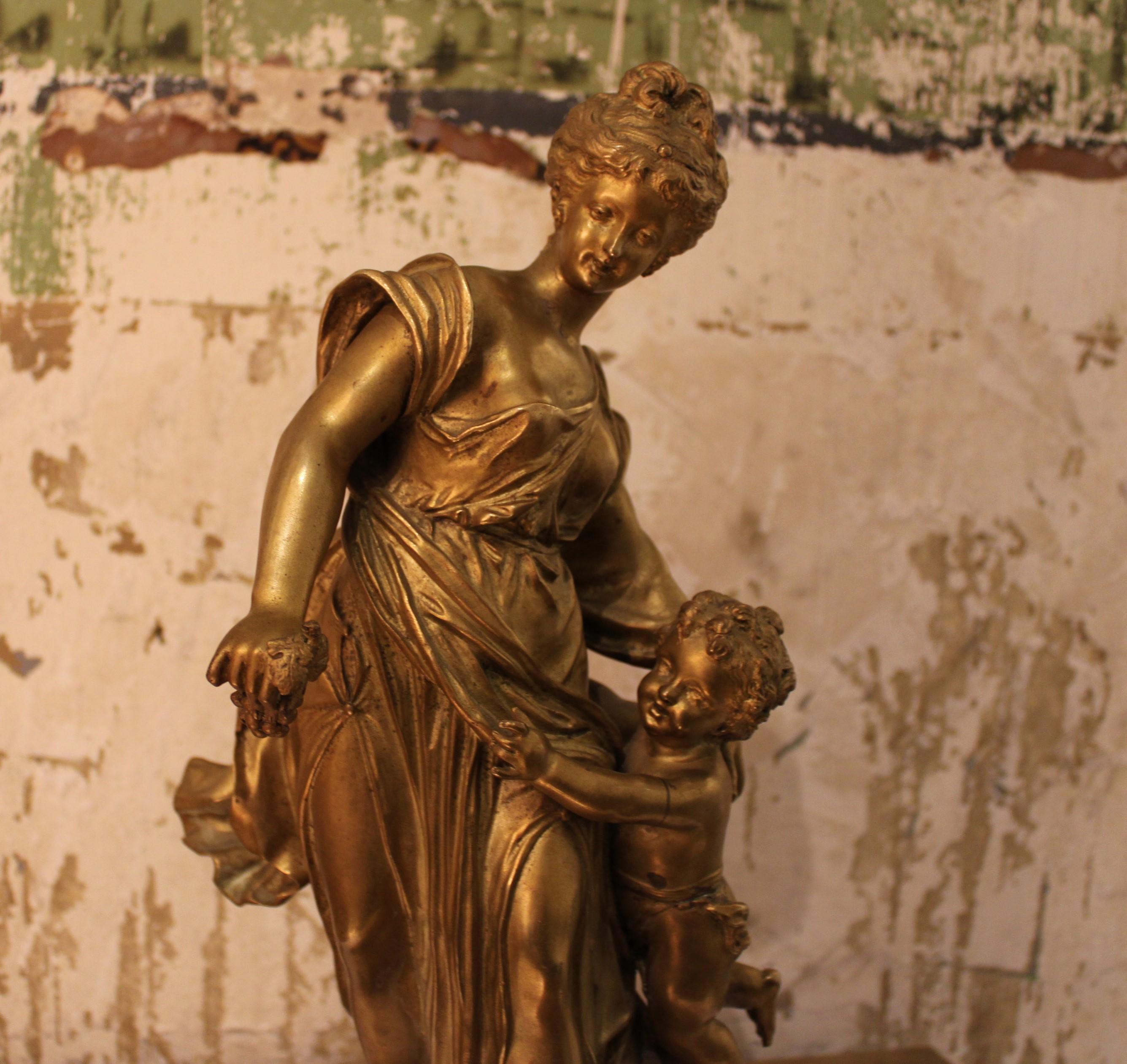 Bronze sculpture, by Paul Duboy (1830-1887) France, 19th century  In Good Condition For Sale In Paris, FR