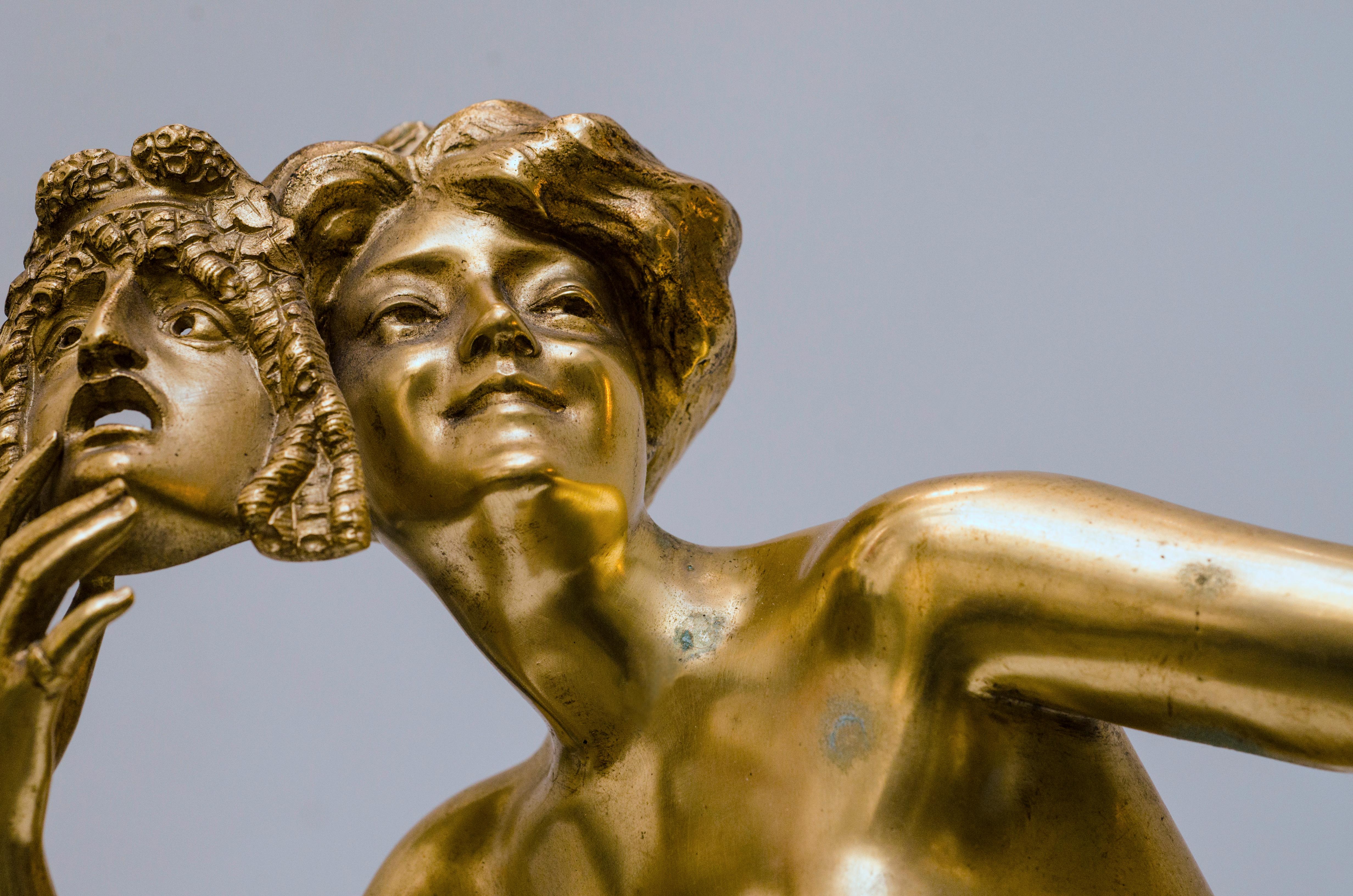 Art Déco Scultura in bronzo di Paul Philippe in vendita