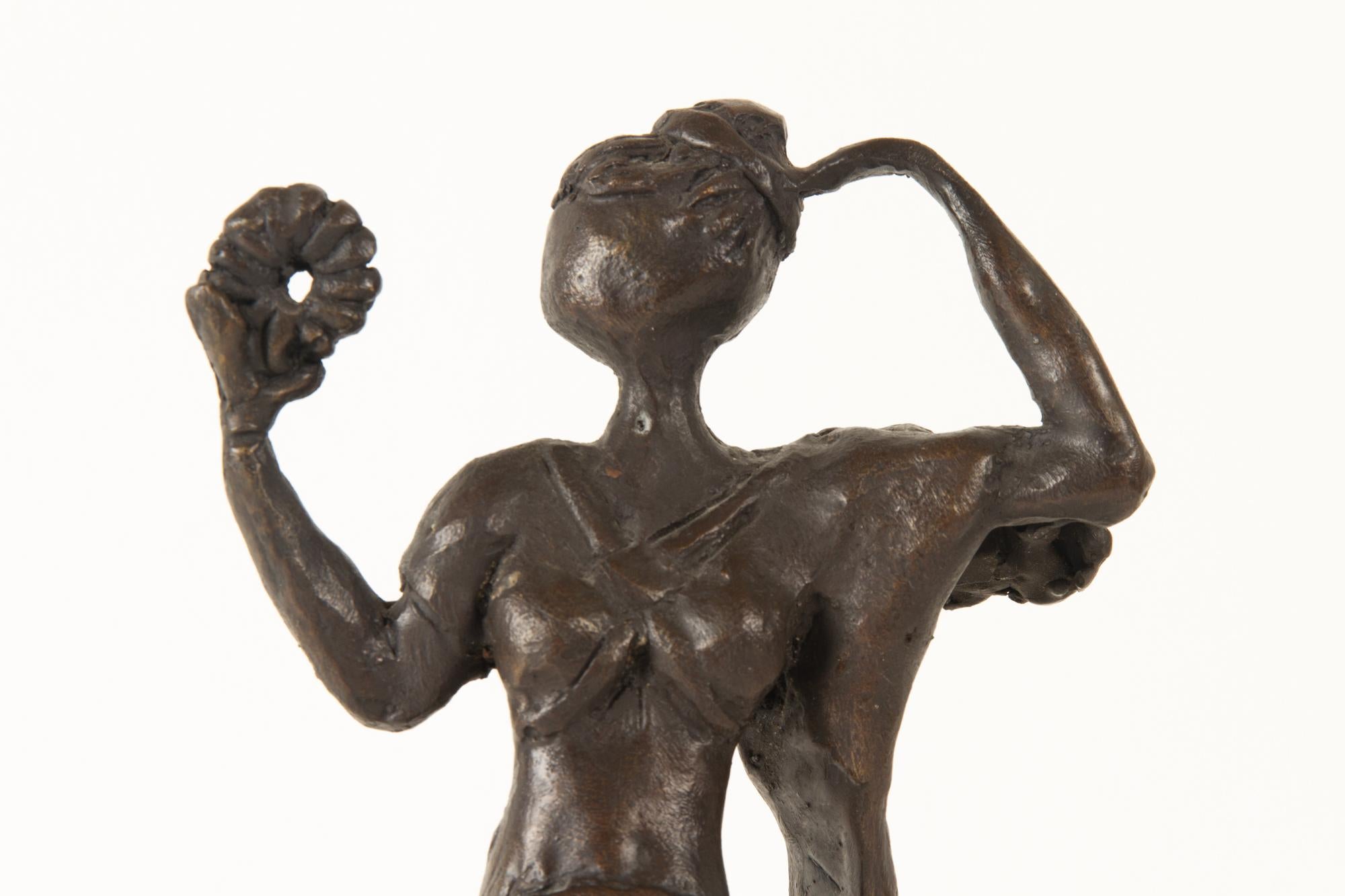 Dutch Bronze Sculpture by Rob Cerneüs For Sale
