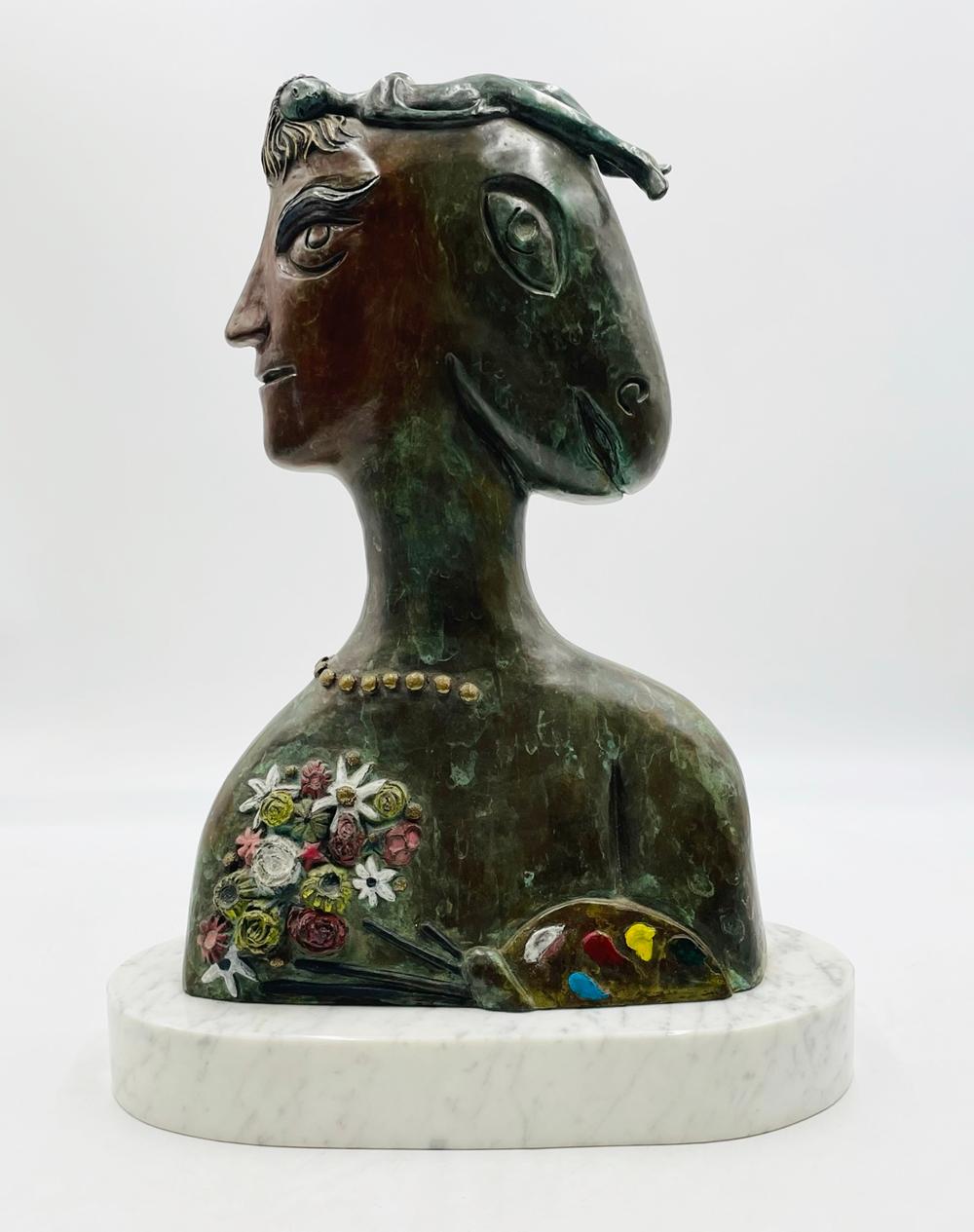 Introducing the exquisite Bronze Sculpture by Robert St. Croix, an awe-inspiring Homage to Chagall. This remarkable piece, signed and numbered 2/75, is dated 1988, making it a true testament to the artist's undeniable talent and timeless