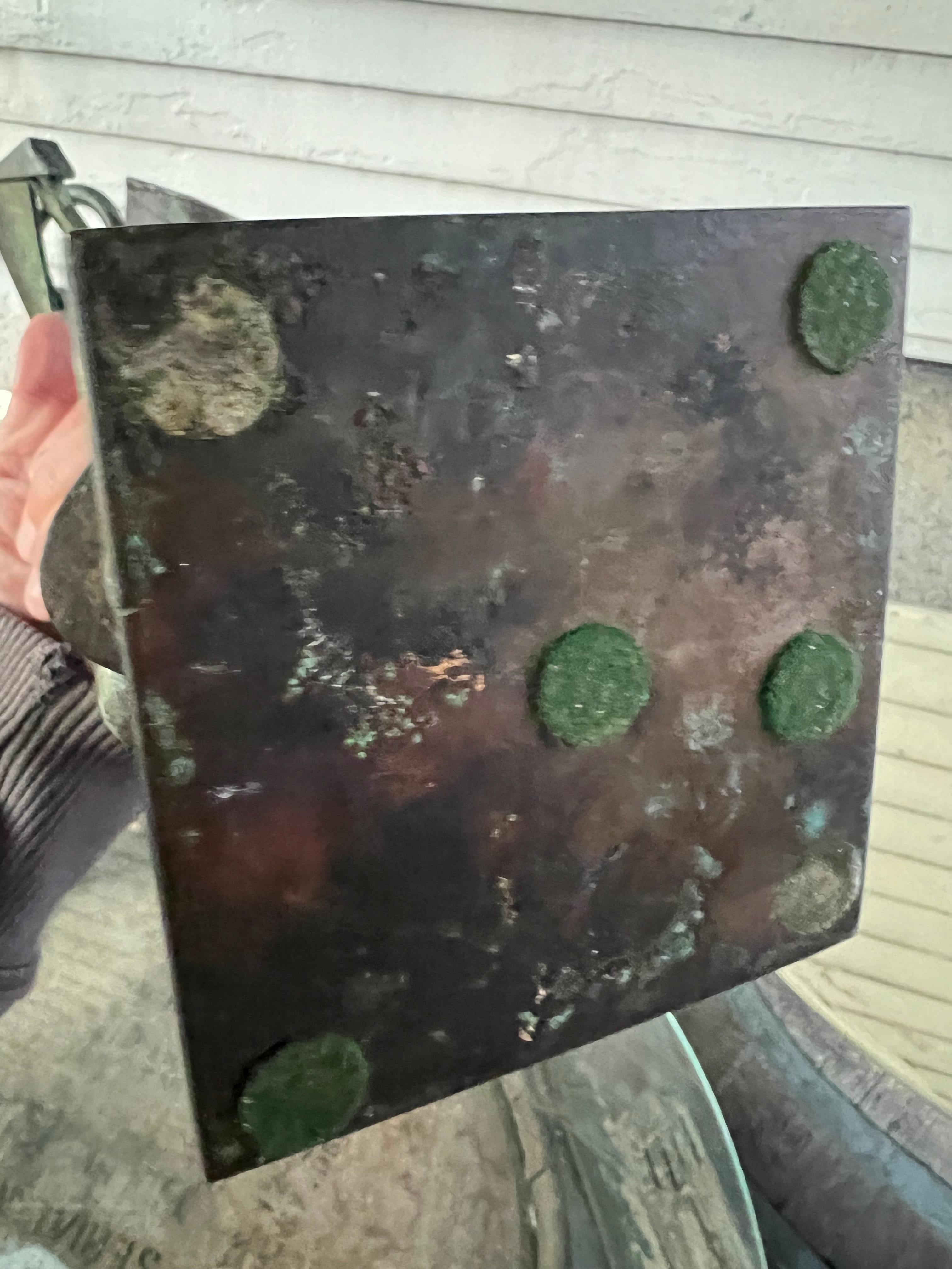 Late 20th Century Bronze Sculpture by Rodger Mack, circa 1970s For Sale