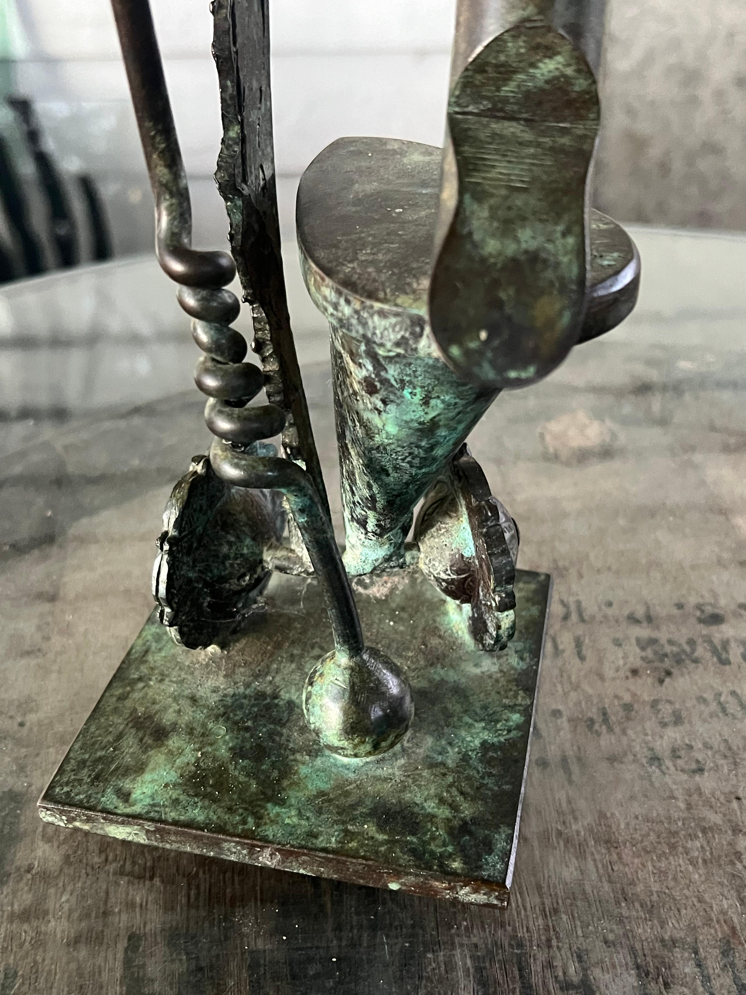 Bronze Sculpture by Rodger Mack, circa 1970s For Sale 3