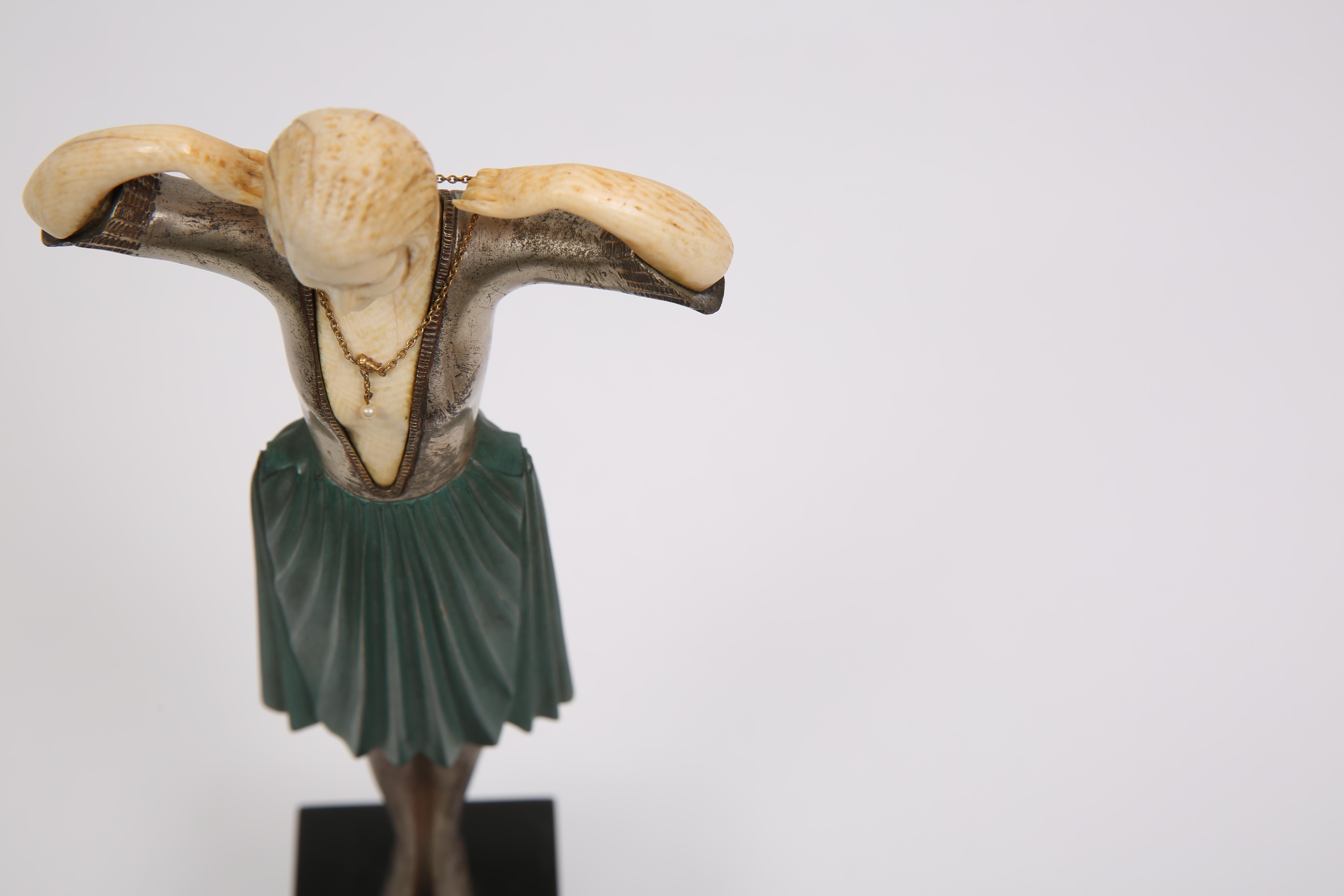 Francese Scultura in bronzo di Samuel Lipschitz in vendita
