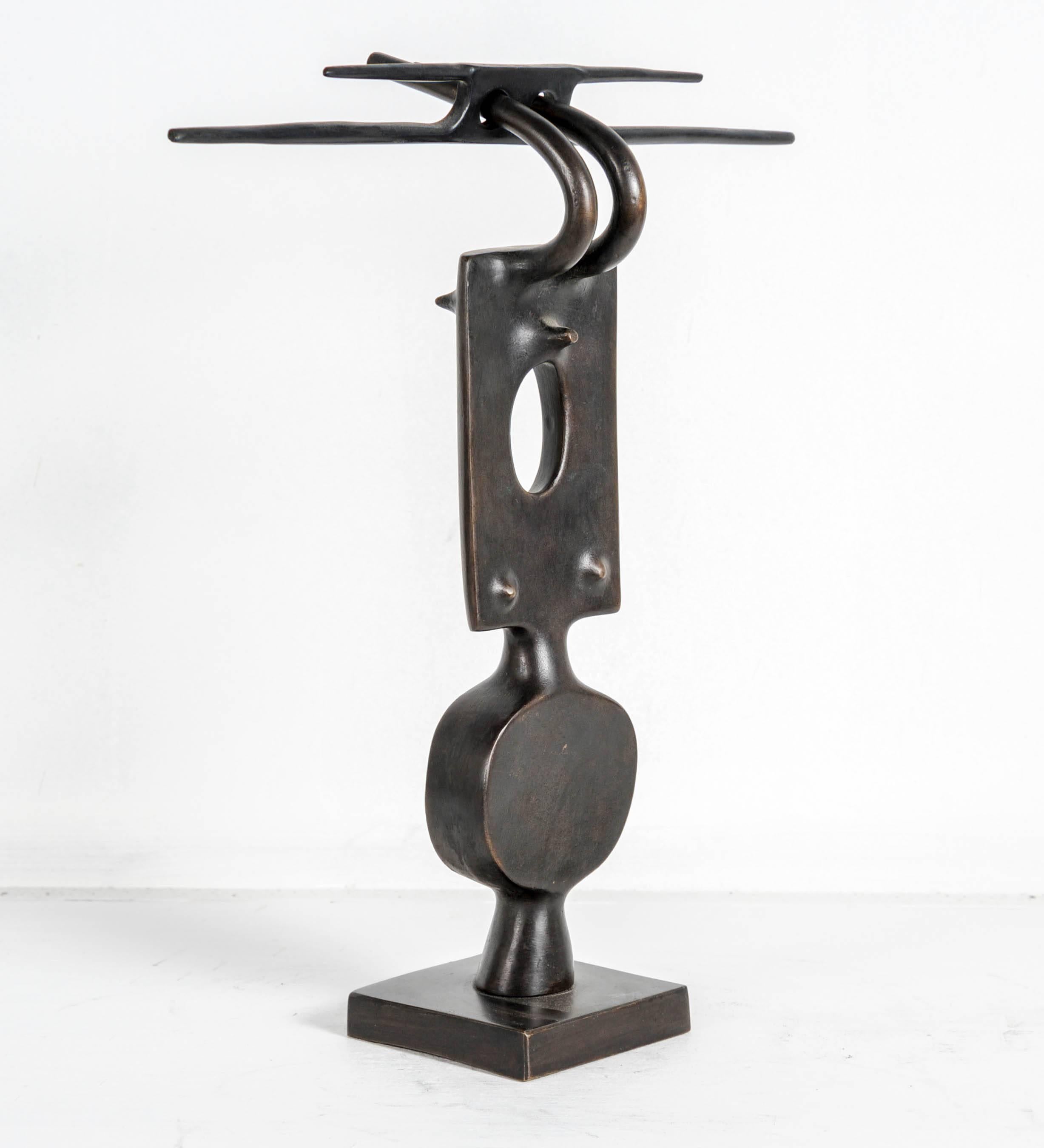 Bronze Sculpture by Victor Roman In Excellent Condition For Sale In Bois-Colombes, FR