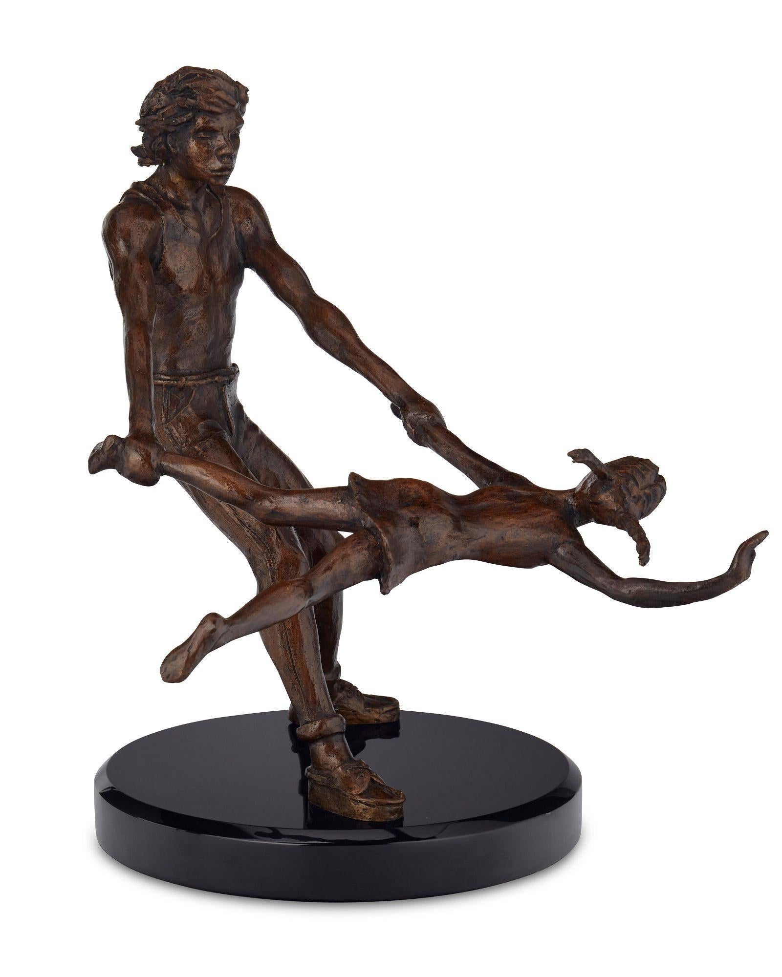 Mexican Bronze Sculpture by Victor Salmones (1937-1989), Signed & Numbered 5/10 For Sale