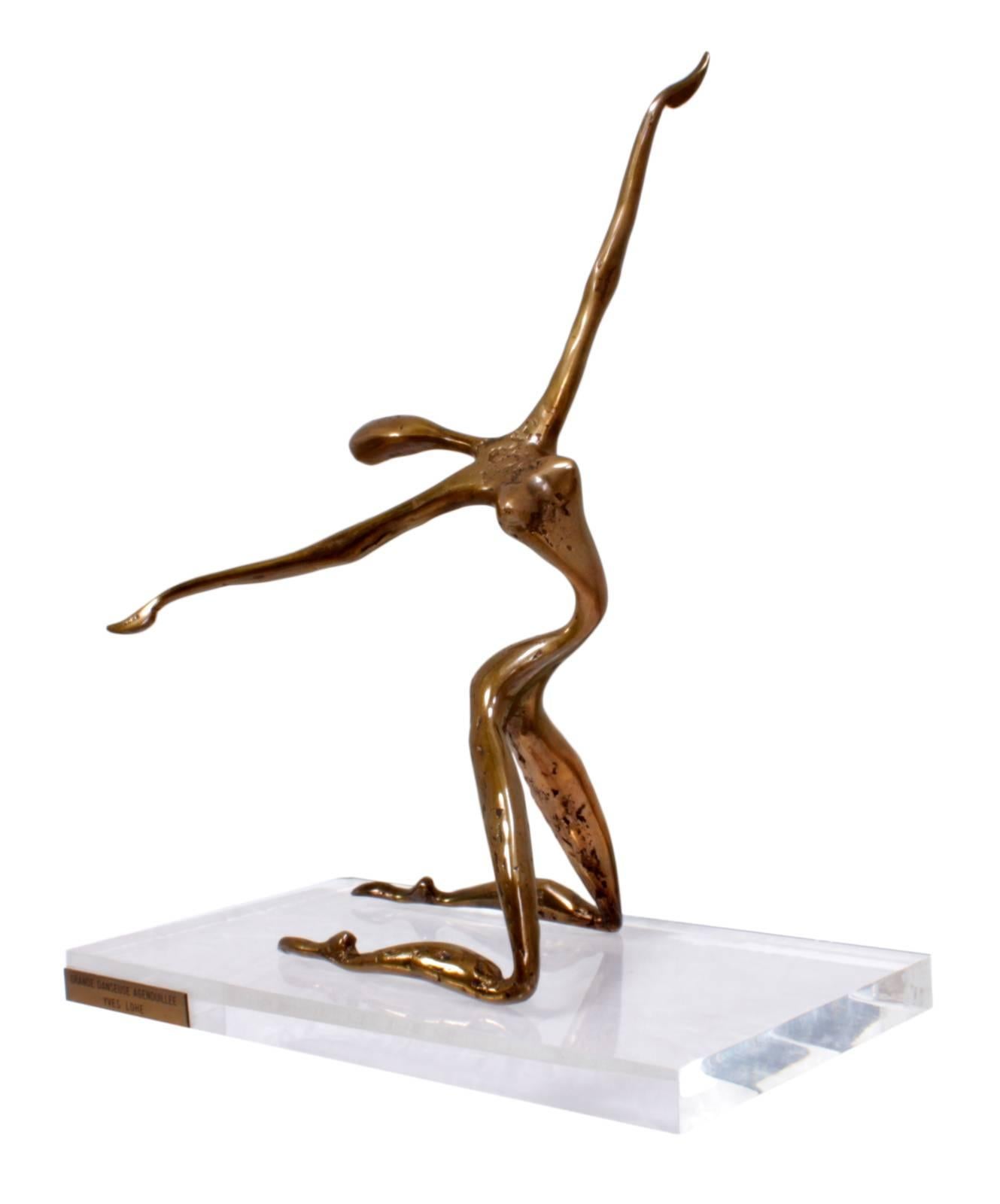 Late 20th Century Bronze Sculpture by Yves Lohe, circa 1970