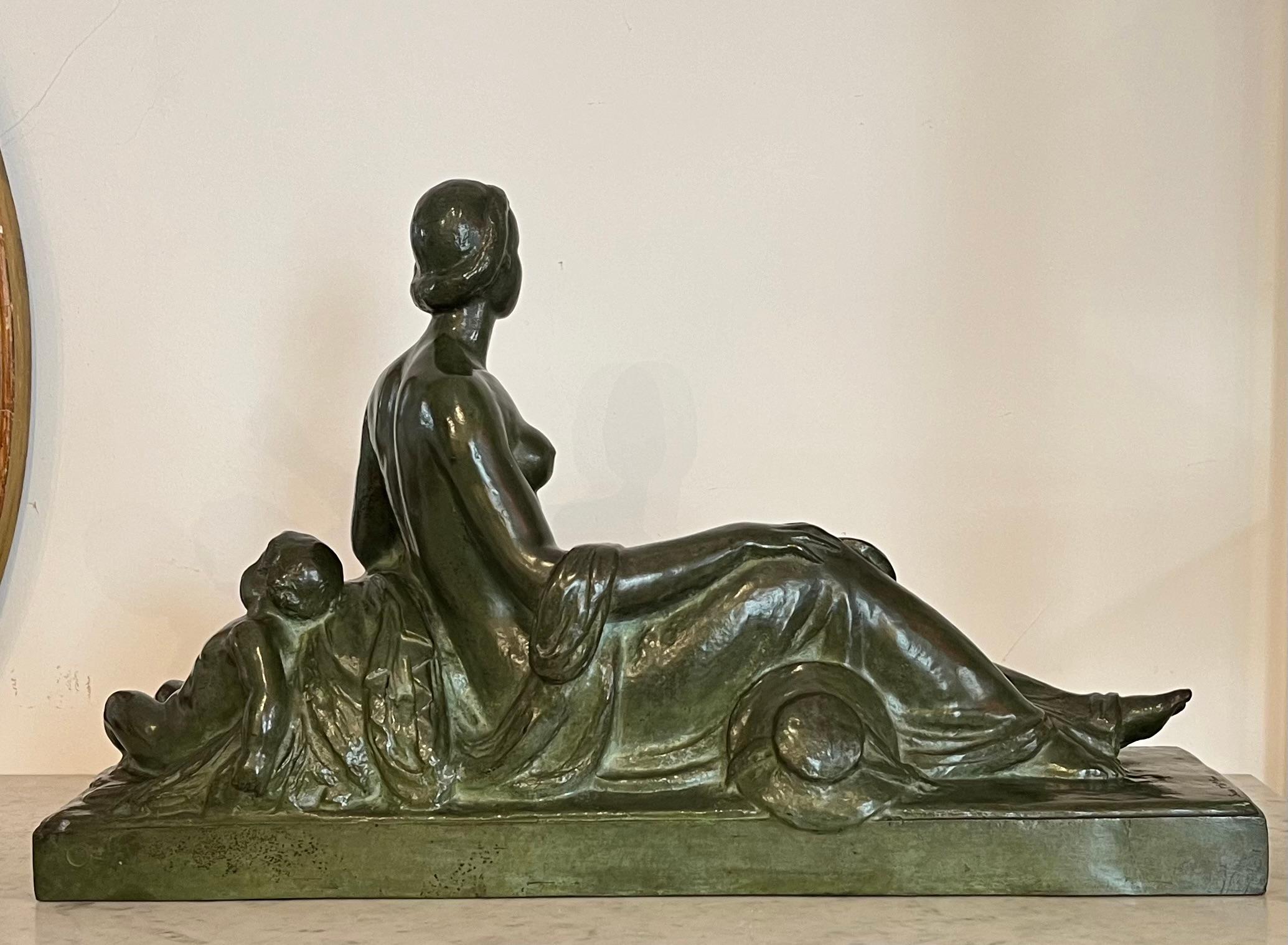 Bronze Sculpture - Ceres - Privat/susse Frères - France - 20th Century For Sale 2