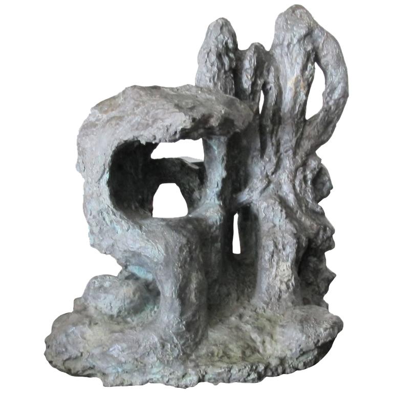 Sculpture en bronze "Chapelle du soleil et de la paix" 1995, par Catherine Val