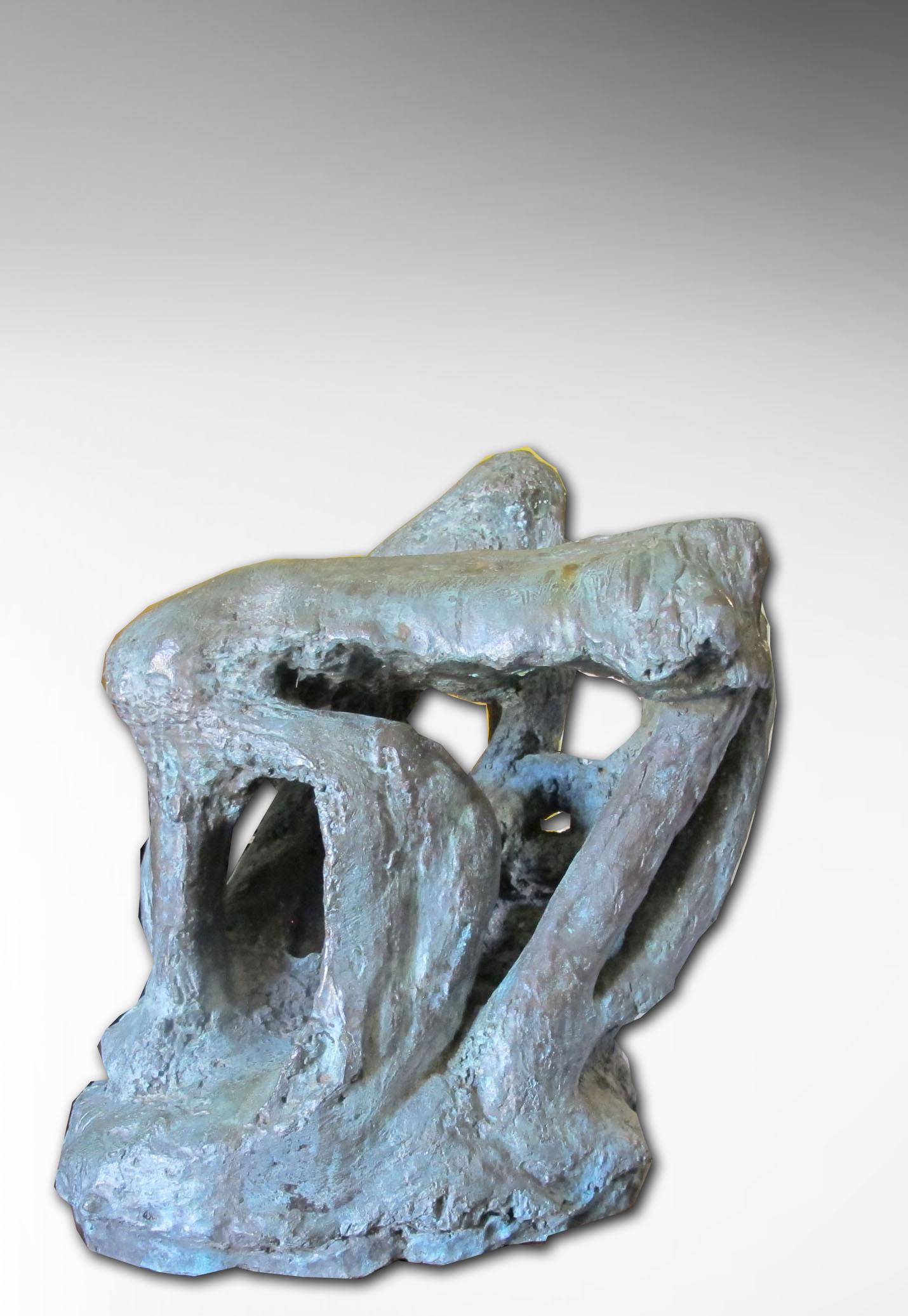 Français Sculpture en bronze Chapelle du soleilé 1992, par Catherine Val en vente