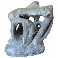 Bronze Sculpture Chapelle du soleilé 1992, by Catherine Val