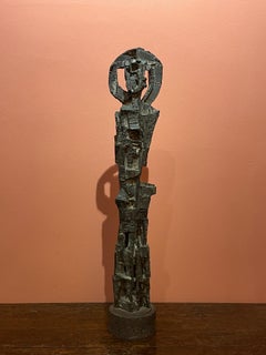Bronze Sculpture "Character Haloed" 1950s
