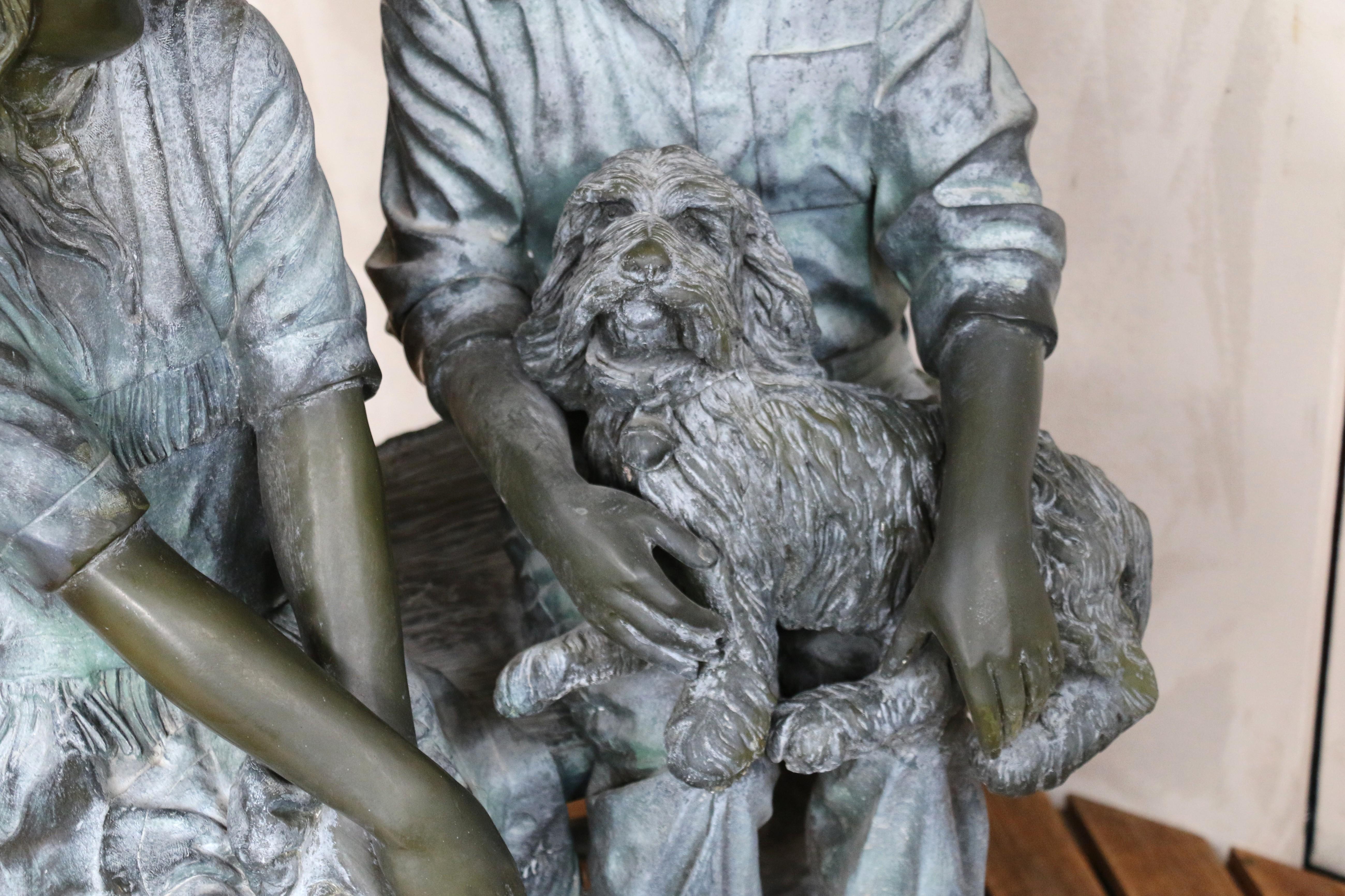 Scultura in bronzo 
