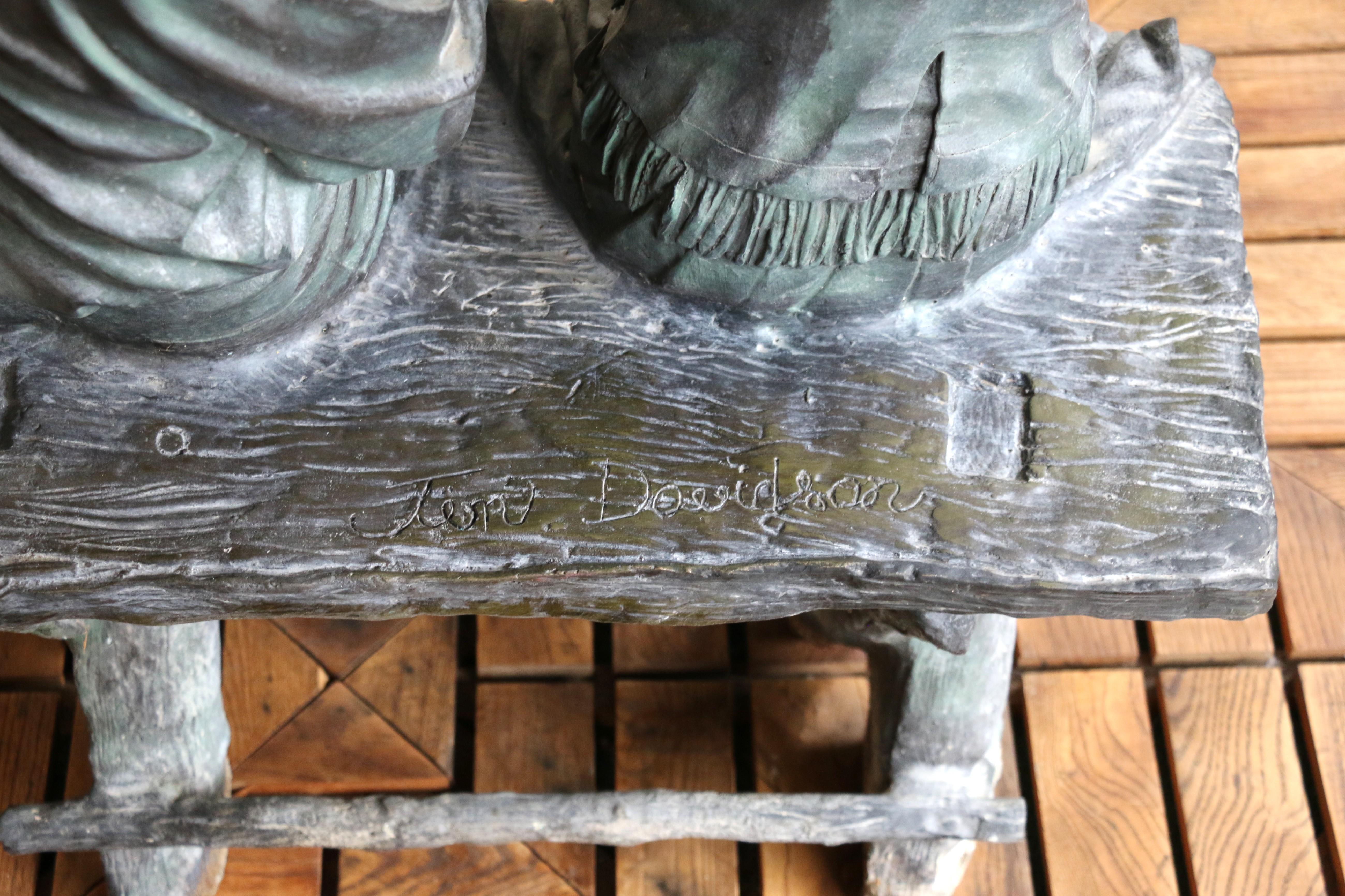Scultura in bronzo 