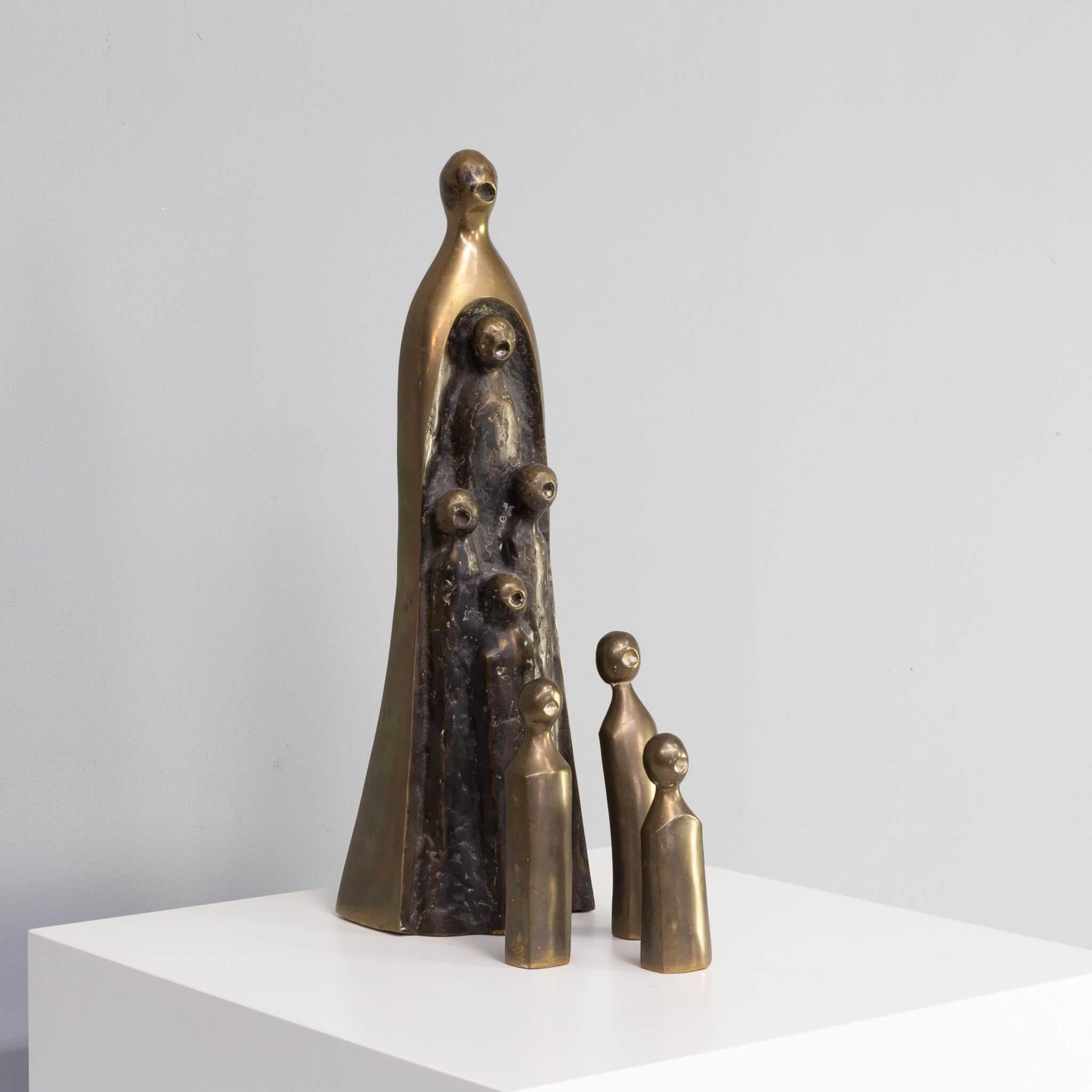 Mid-Century Modern Bronze Sculpture ‘Choir’ For Sale