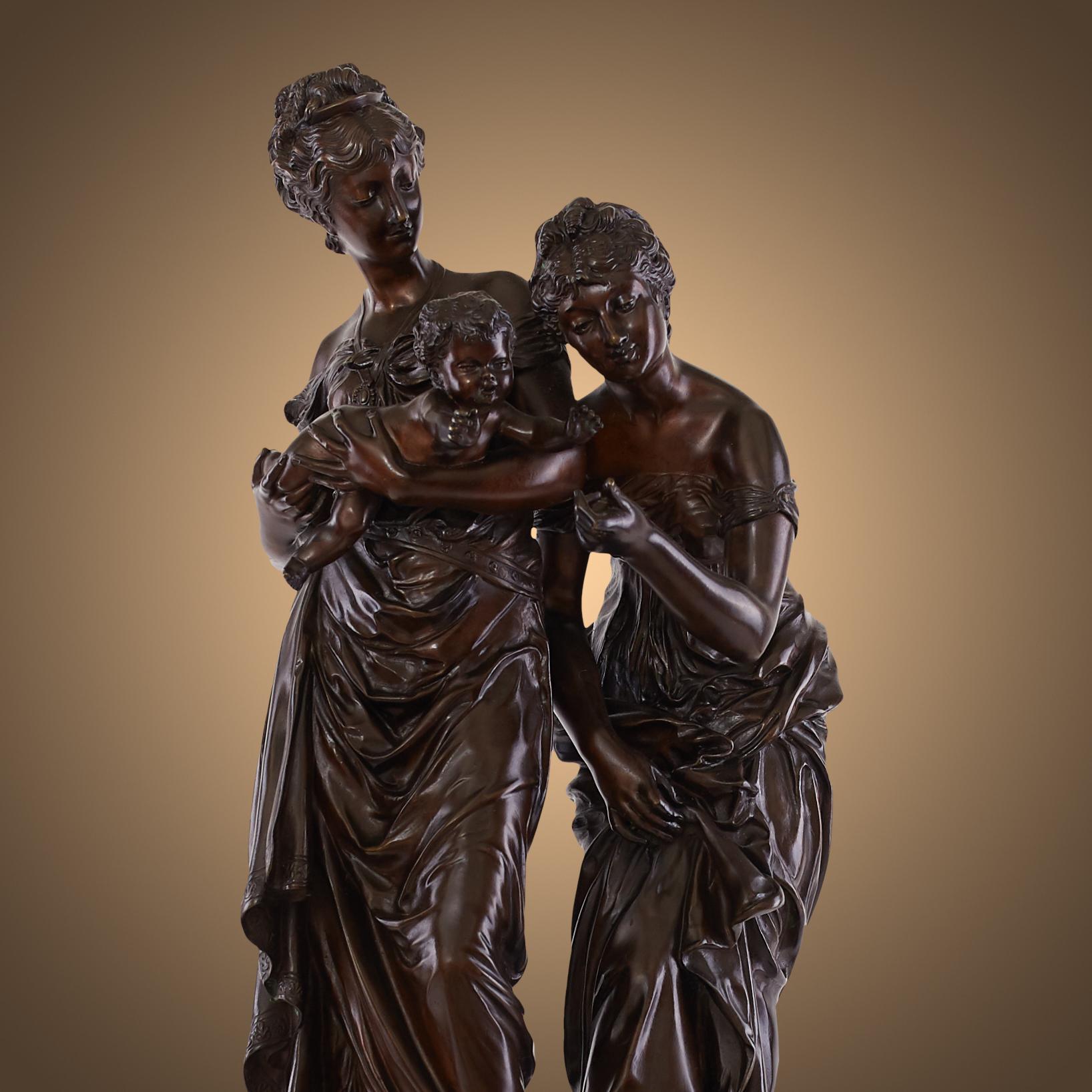 Bronze Sculpture circa 19th Century, 1887 by 