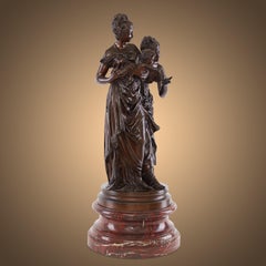 Bronzeskulptur aus dem 19. Jahrhundert, 1887 von „Salon“