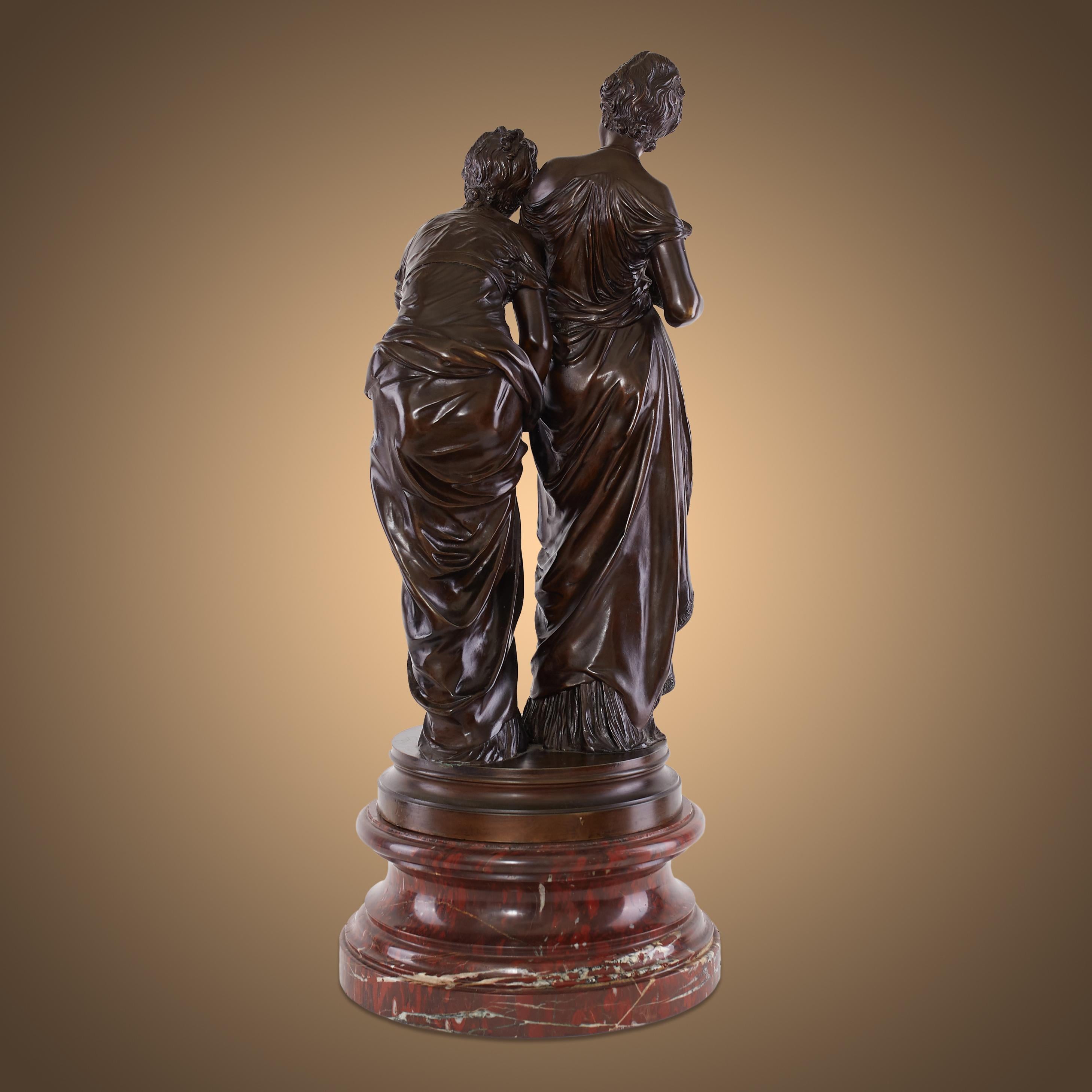 Charles X Bronze Sculpture circa 19th Century, 1887 by 