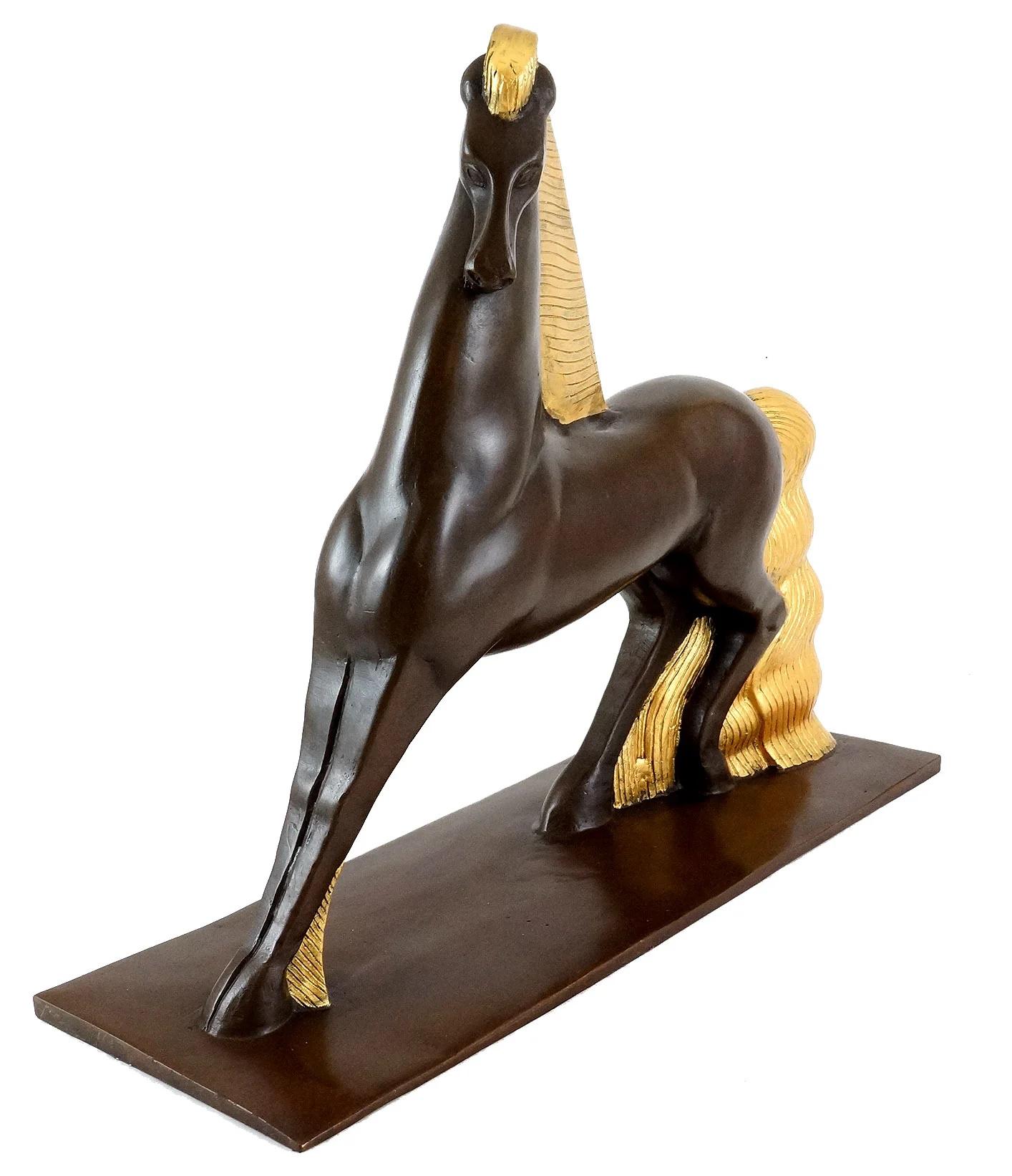 Scultura in bronzo, Scultura contemporanea in stile Art Déco, XXI secolo. In condizioni buone in vendita a Saint-Ouen, FR