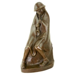 Bronze Sculpture, Contemporary Sculpture Signed Ernst Barlach, XXIst Century.
