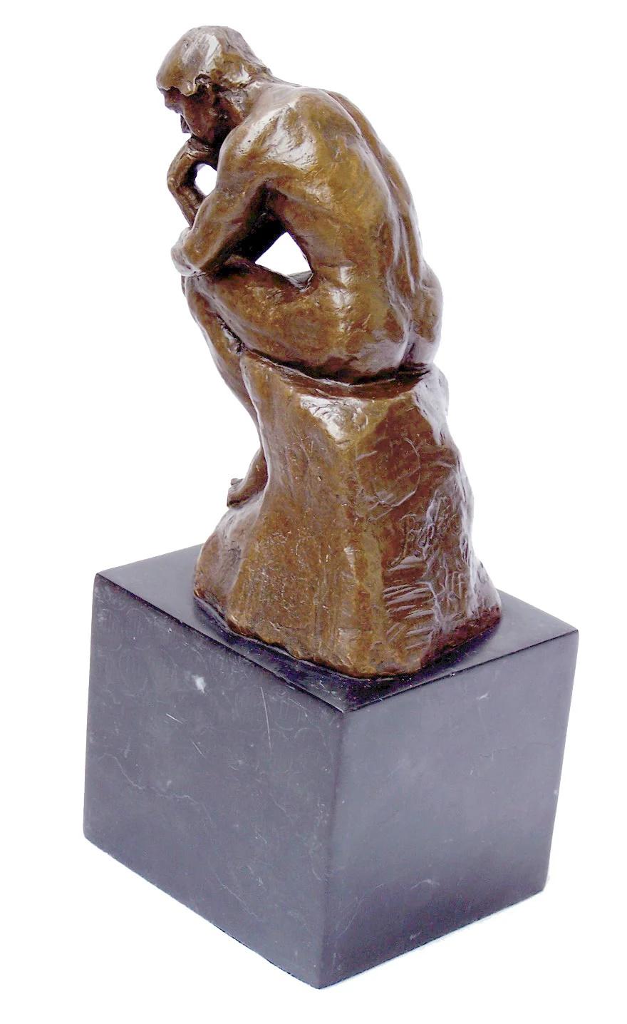 Modern Bronze Sculpture, Contemporary Work, The Thinker, Model by Auguste Rodin, XXIst  For Sale