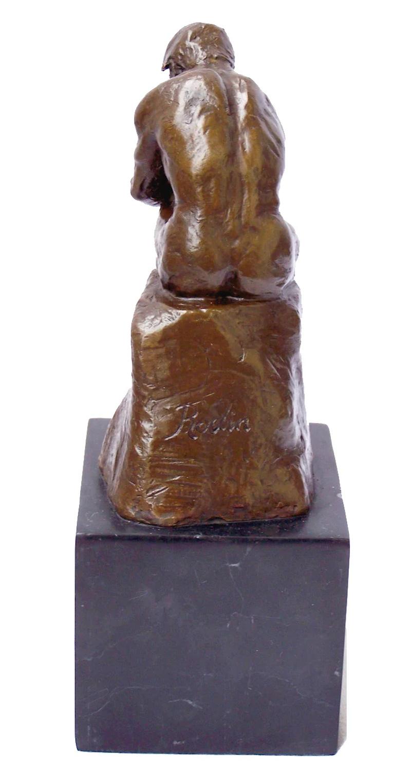 French Bronze Sculpture, Contemporary Work, The Thinker, Model by Auguste Rodin, XXIst  For Sale