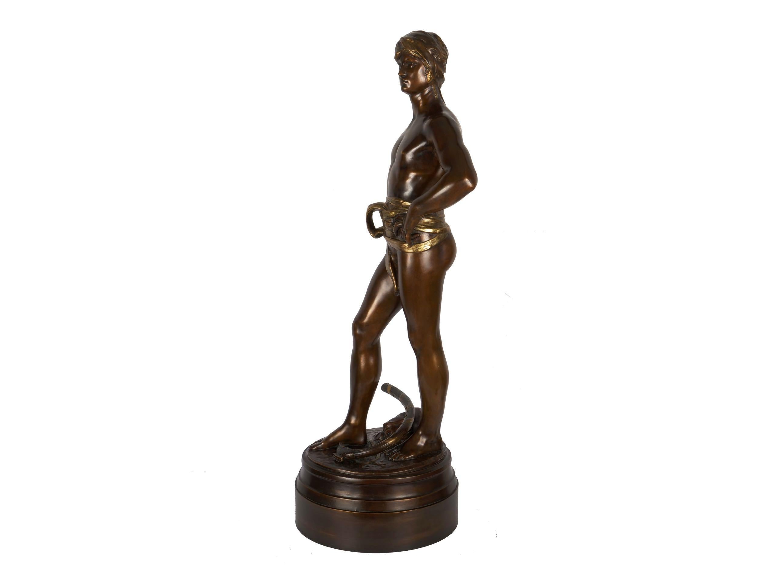 Français Sculpture en bronze 