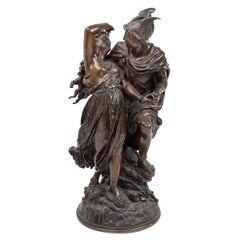 Bronze Sculpture Depicting Perseus Freeing Andromeda by Jean-Léon Grégoire