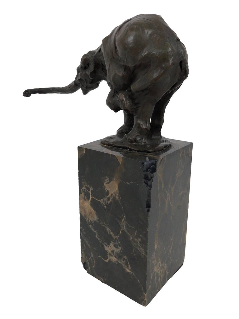 Bronze Sculpture Elephant by Carvin, Art Deco, France, 1930s at 1stdibs